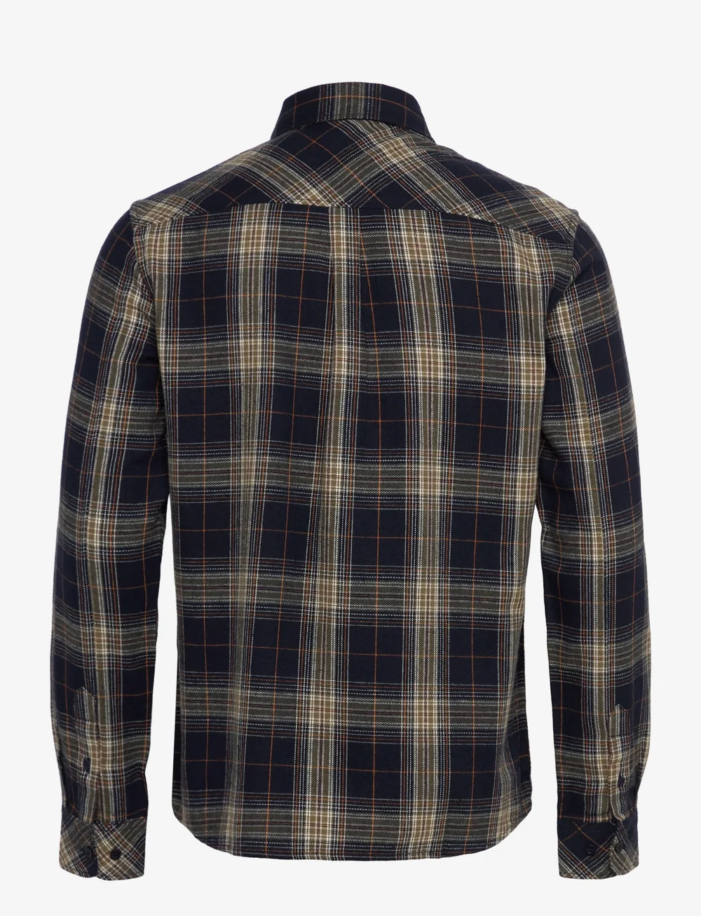 Knowledge Cotton Apparel - Dune regular check flannel shirt - flanell-hemden - blue check - 1