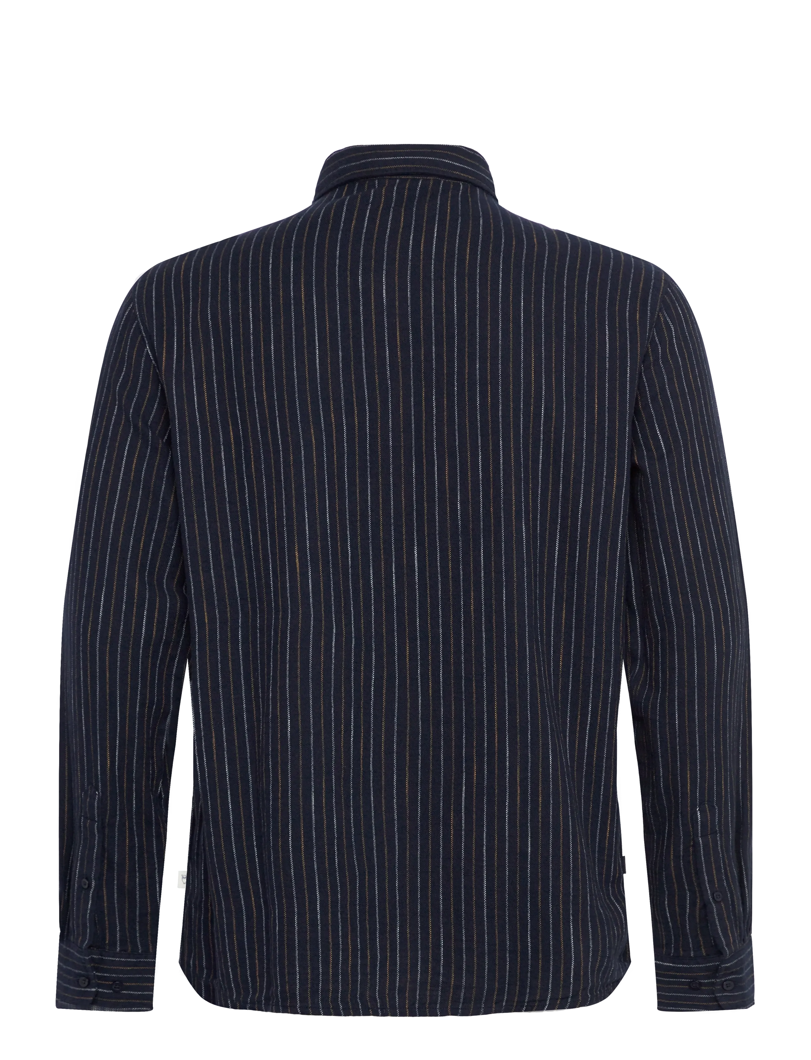 Knowledge Cotton Apparel - Organic Cotton Striped Shirt GOTS - stribede skjorter - blue stripe - 1