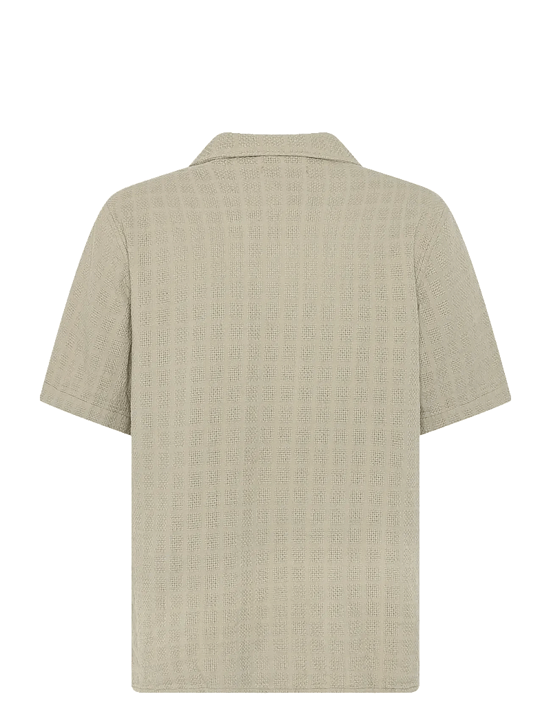 Knowledge Cotton Apparel - Structure short sleeve shirt - kurzarmhemden - twill - 1