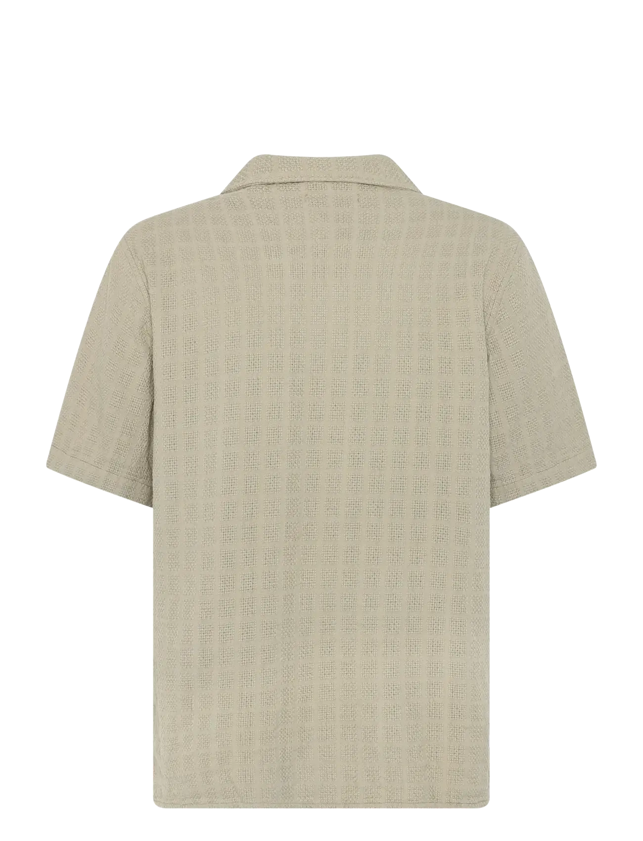 Knowledge Cotton Apparel - Structure short sleeve shirt - kortärmade skjortor - twill - 1
