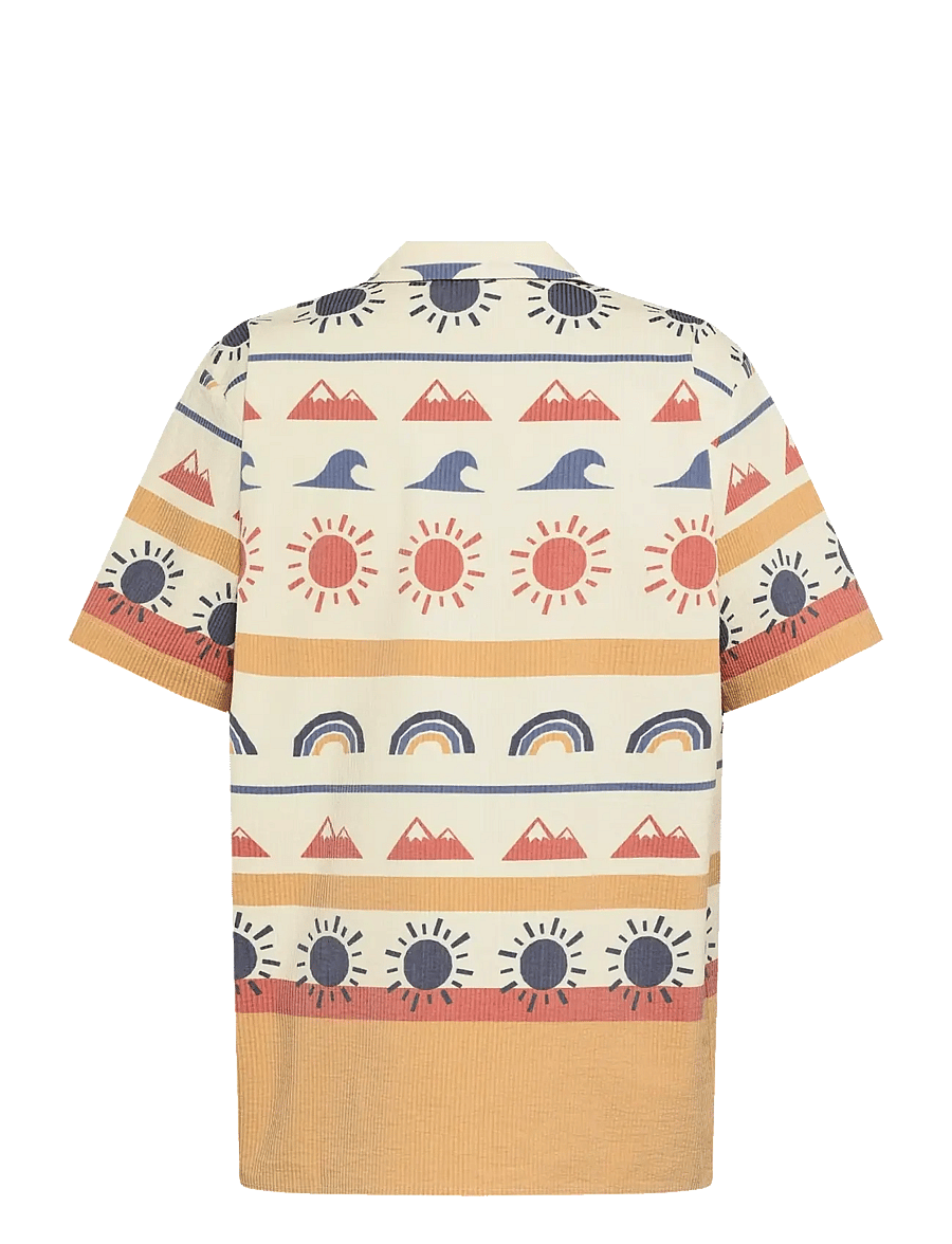 Knowledge Cotton Apparel - Relaxed print short sleeve shirt - hemden mit muster - multi color aop - 2