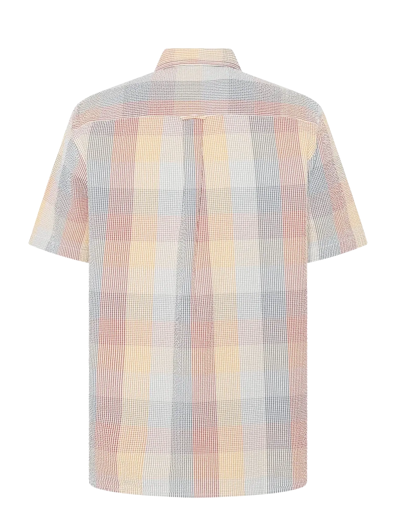 Knowledge Cotton Apparel - Relaxed seersucker short sleeve shi - lühikeste varrukatega särgid - multi check - 2