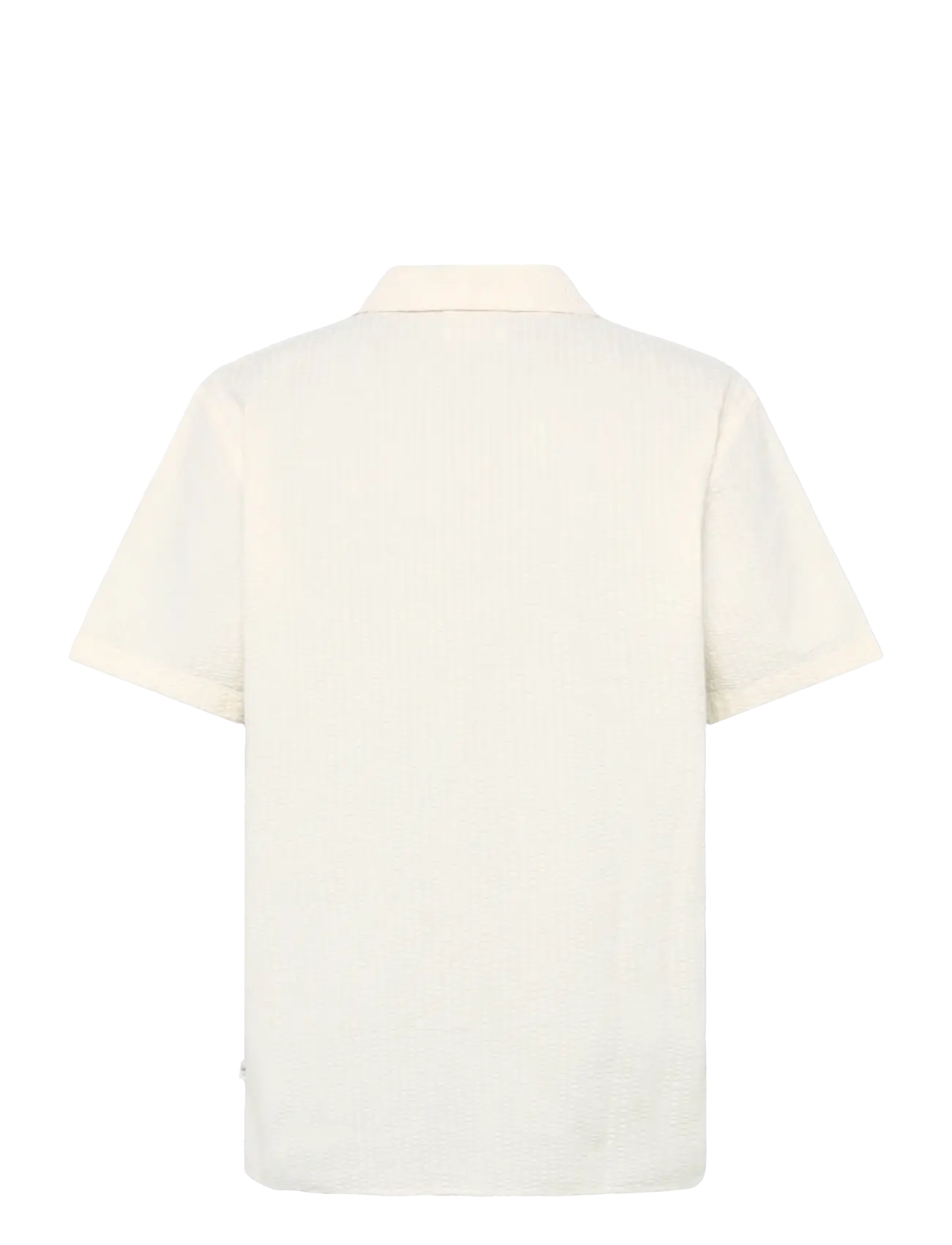 Knowledge Cotton Apparel - Relaxed seersucker short sleeve shi - kurzarmhemden - egret - 2