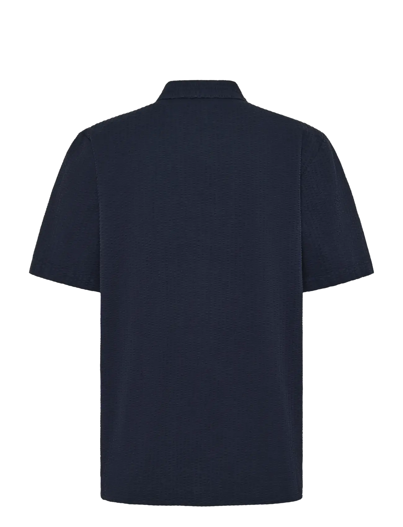 Knowledge Cotton Apparel - Relaxed seersucker short sleeve shi - lühikeste varrukatega särgid - night sky - 2