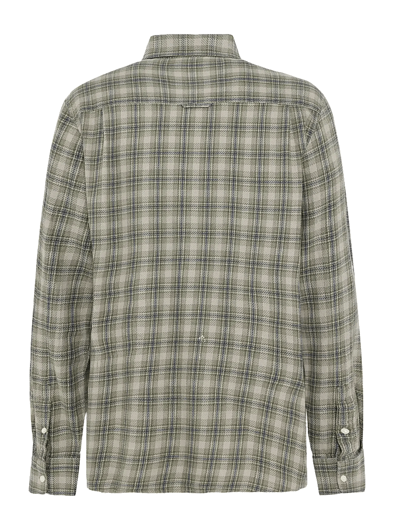 Knowledge Cotton Apparel - Loose check shirt - rutiga skjortor - beige check - 2