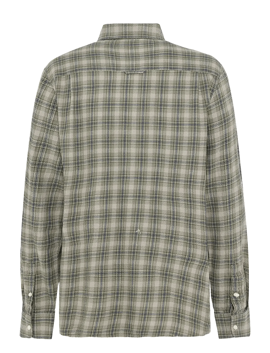Knowledge Cotton Apparel - Loose check shirt - chemises à carreaux - beige check - 2