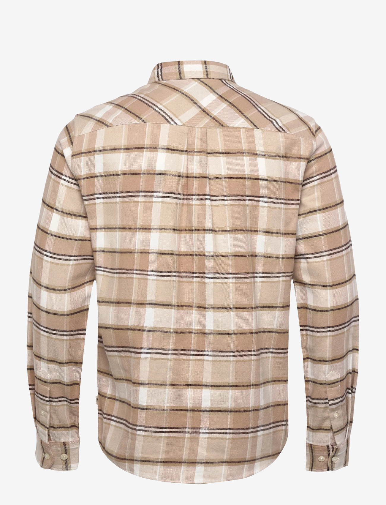 Knowledge Cotton Apparel - Organic Cotton Checked Flannel Shir - flanellsärgid - white check - 1