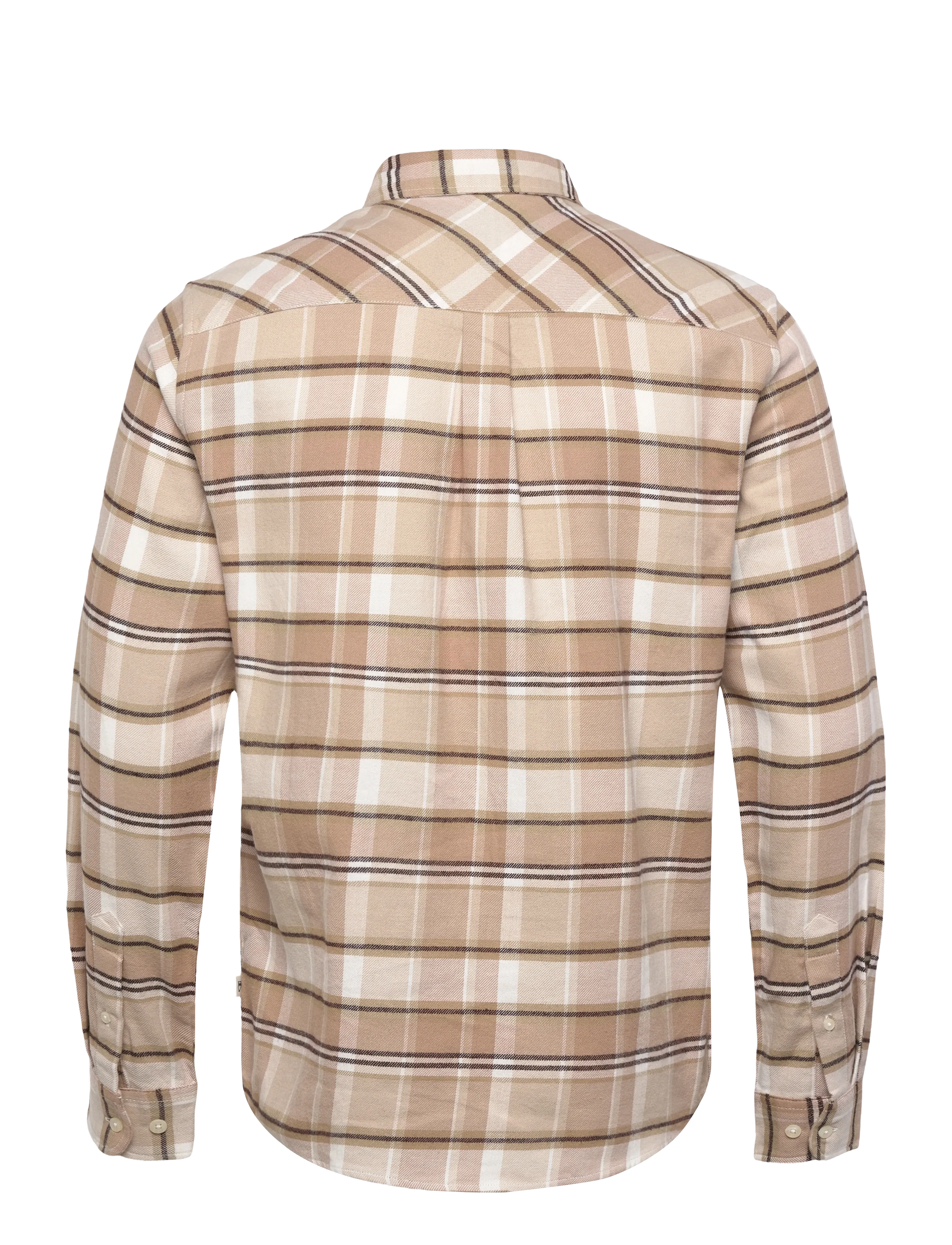 Knowledge Cotton Apparel - Organic Cotton Checked Flannel Shir - flannel shirts - white check - 1