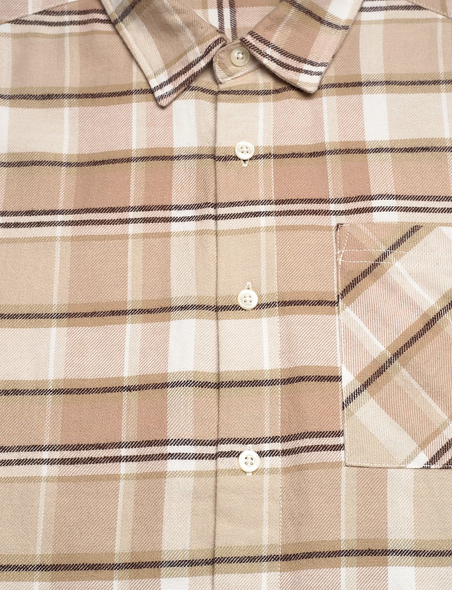 Knowledge Cotton Apparel - Organic Cotton Checked Flannel Shir - flanellskjortor - white check - 2