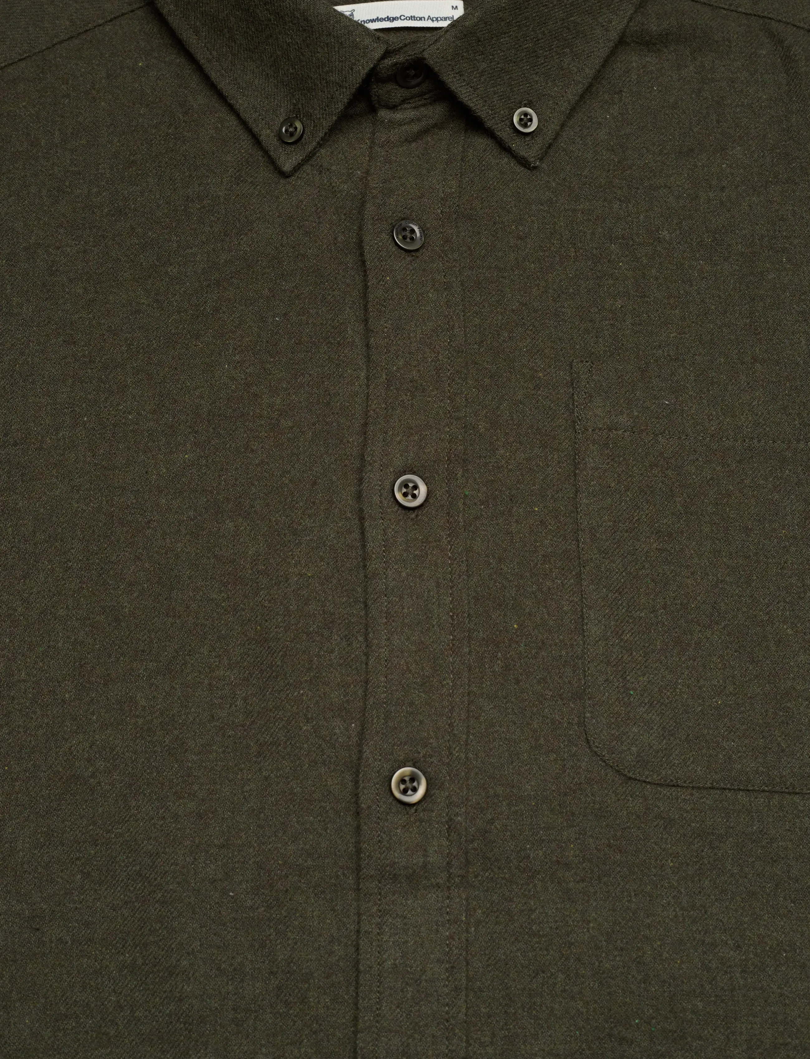 Knowledge Cotton Apparel - Organic Cotton Flannel Shirt GOTS - flannel-skjorter - forest night - 2