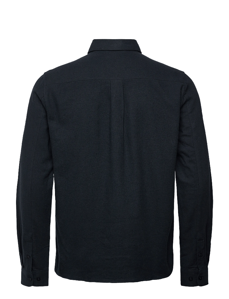 Knowledge Cotton Apparel - Organic Cotton Flannel Shirt GOTS - flanellskjortor - total eclipse - 1