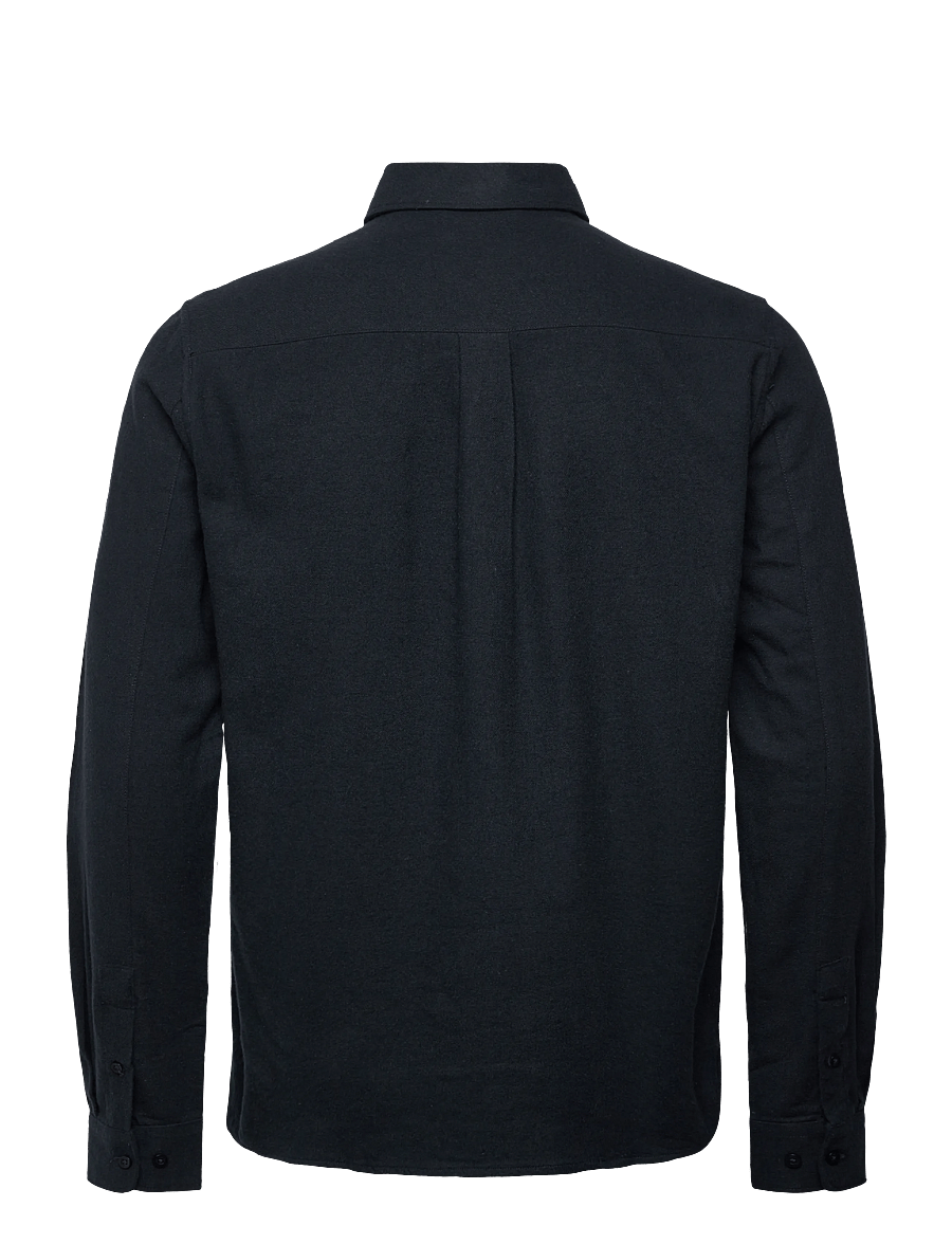 Knowledge Cotton Apparel - Organic Cotton Flannel Shirt GOTS - flanellen overhemden - total eclipse - 1