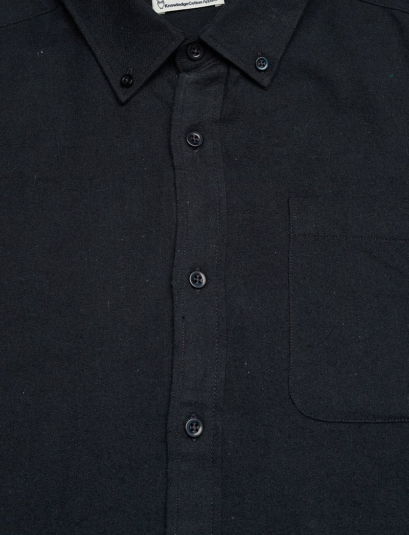 Knowledge Cotton Apparel - Organic Cotton Flannel Shirt GOTS - flanellskjortor - total eclipse - 2