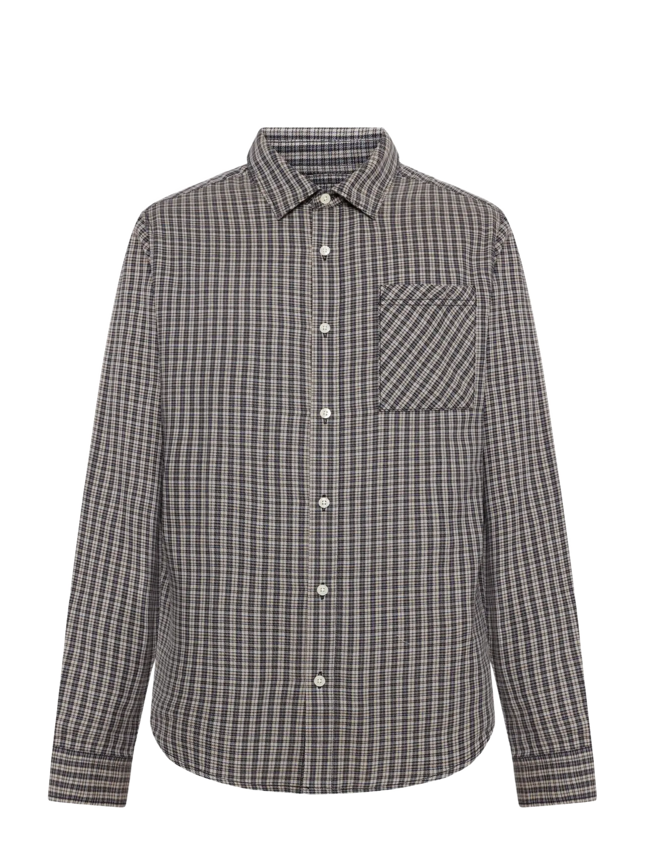 Knowledge Cotton Apparel Dune regular check shirt - Inspiration - CREME CHECK / cream