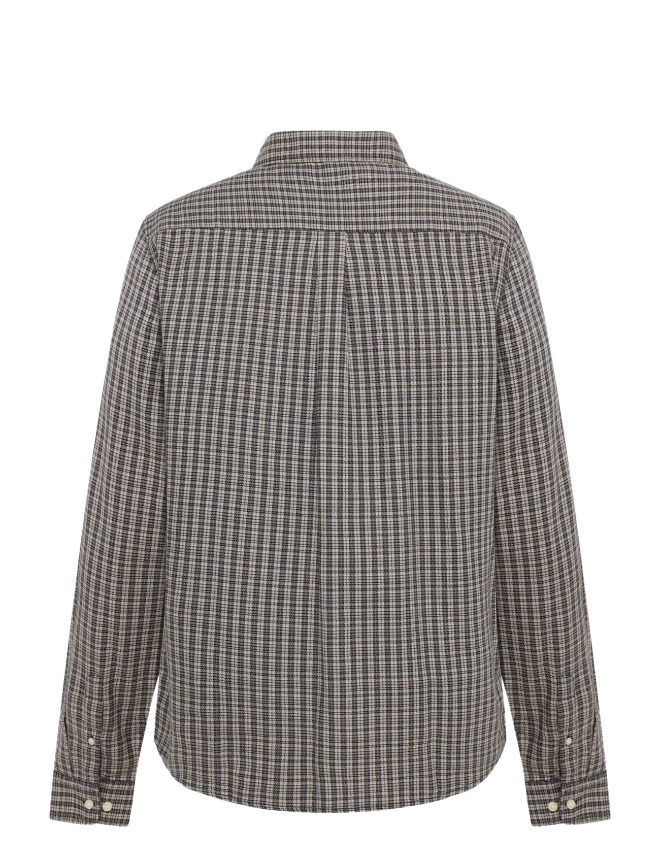 Knowledge Cotton Apparel - Dune regular check shirt - checkered shirts - creme check - 1