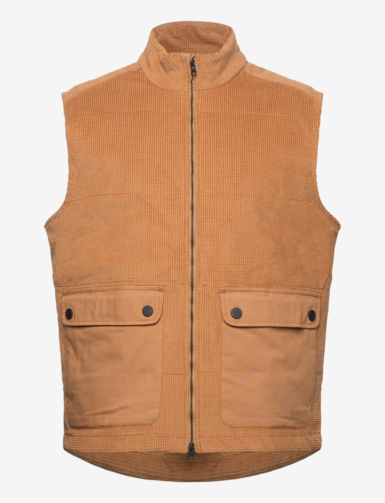 Knowledge Cotton Apparel - Organic Cotton Corduroy Vest GOTS - västar - apple cinnamon - 0