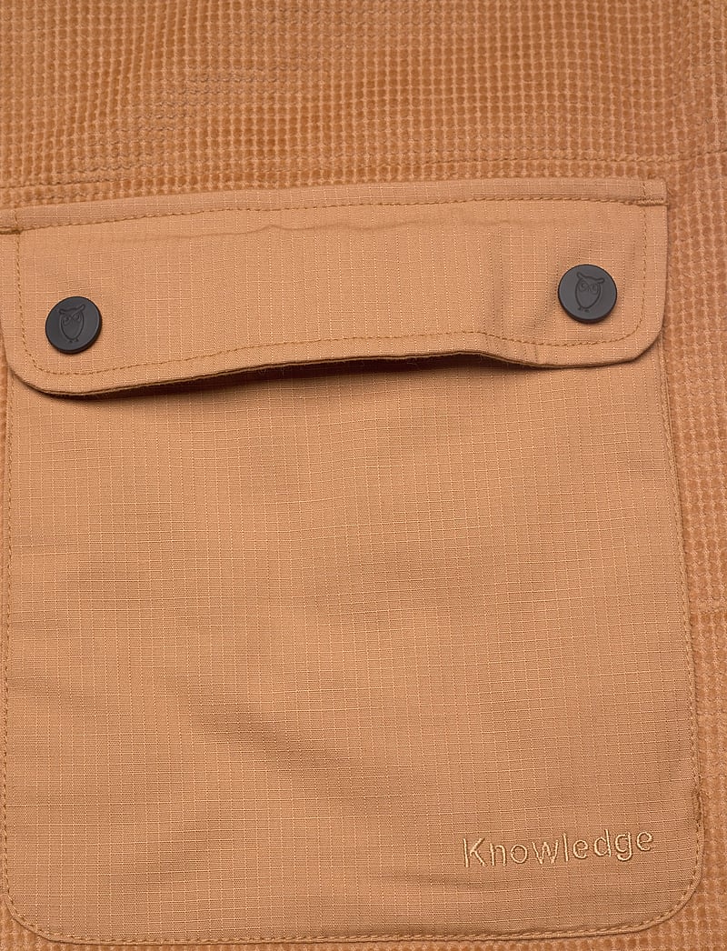 Knowledge Cotton Apparel - Organic Cotton Corduroy Vest GOTS - västar - apple cinnamon - 3