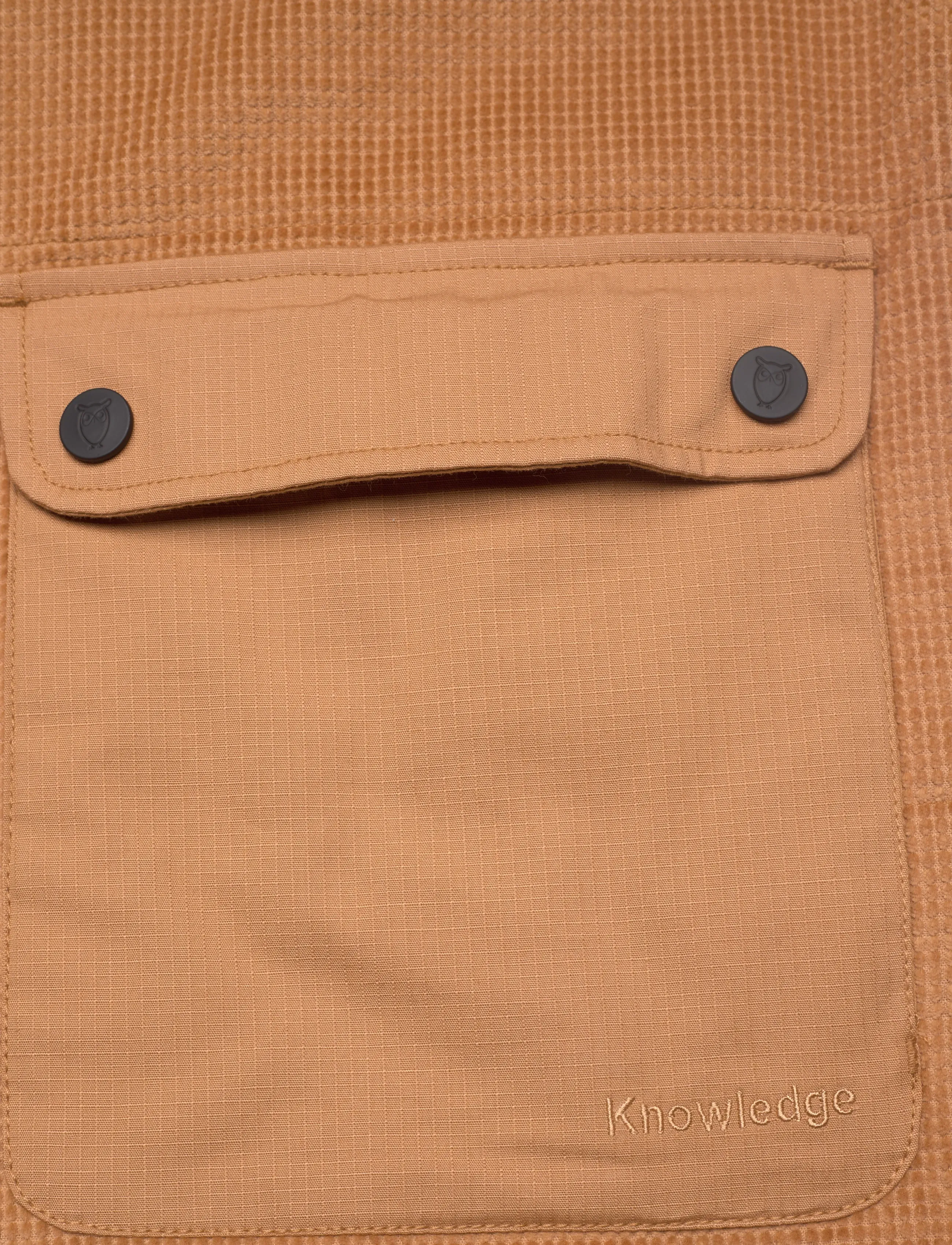 Knowledge Cotton Apparel - Organic Cotton Corduroy Vest GOTS - westen - apple cinnamon - 3