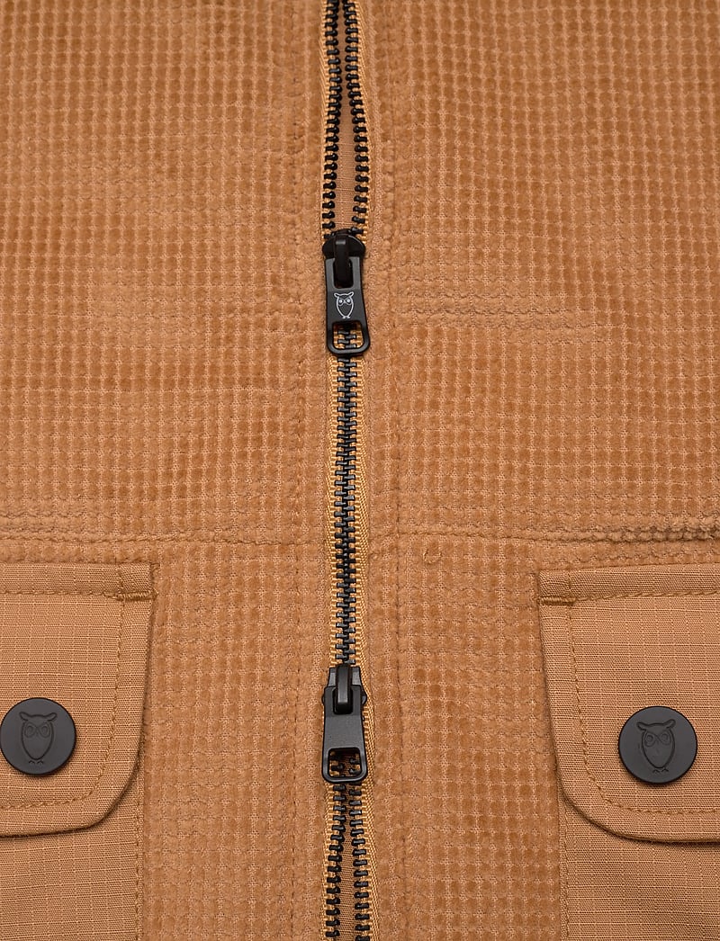 Knowledge Cotton Apparel - Organic Cotton Corduroy Vest GOTS - västar - apple cinnamon - 4