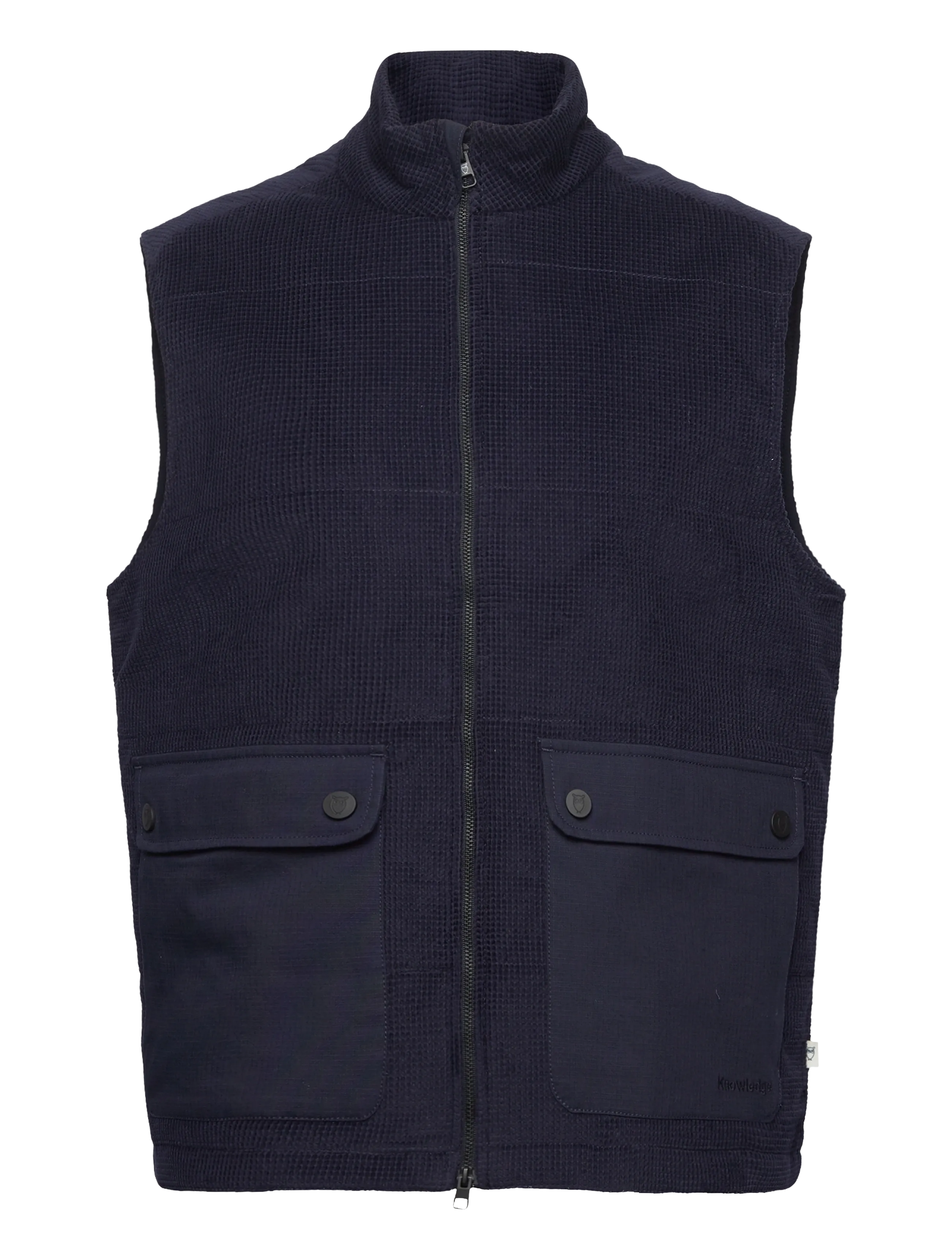Knowledge Cotton Apparel Organic Cotton Corduroy Vest GOTS - Westen - NIGHT SKY / navy