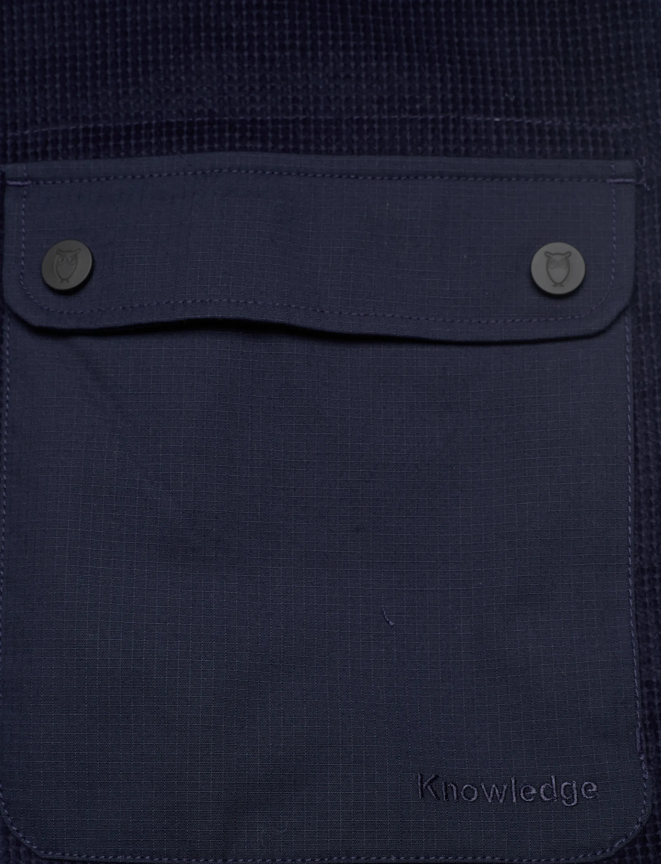 Knowledge Cotton Apparel - Organic Cotton Corduroy Vest GOTS - veste - night sky - 3
