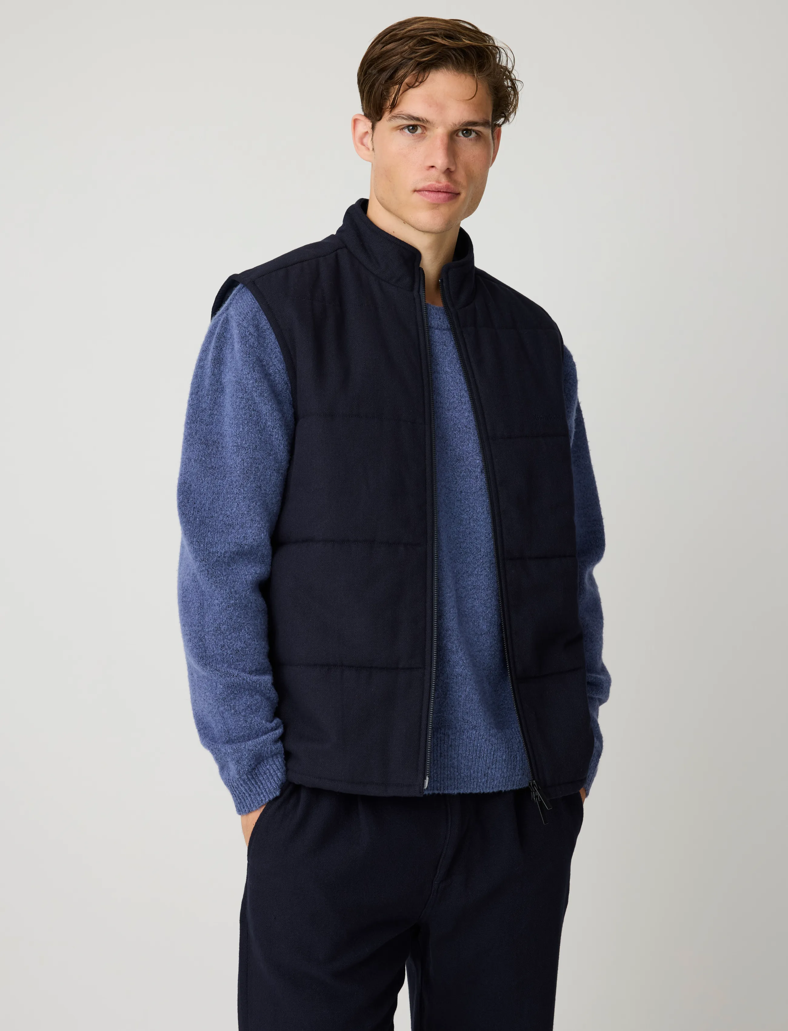 Knowledge Cotton Apparel - Canvas vest - nach anlass kaufen - night sky - 3