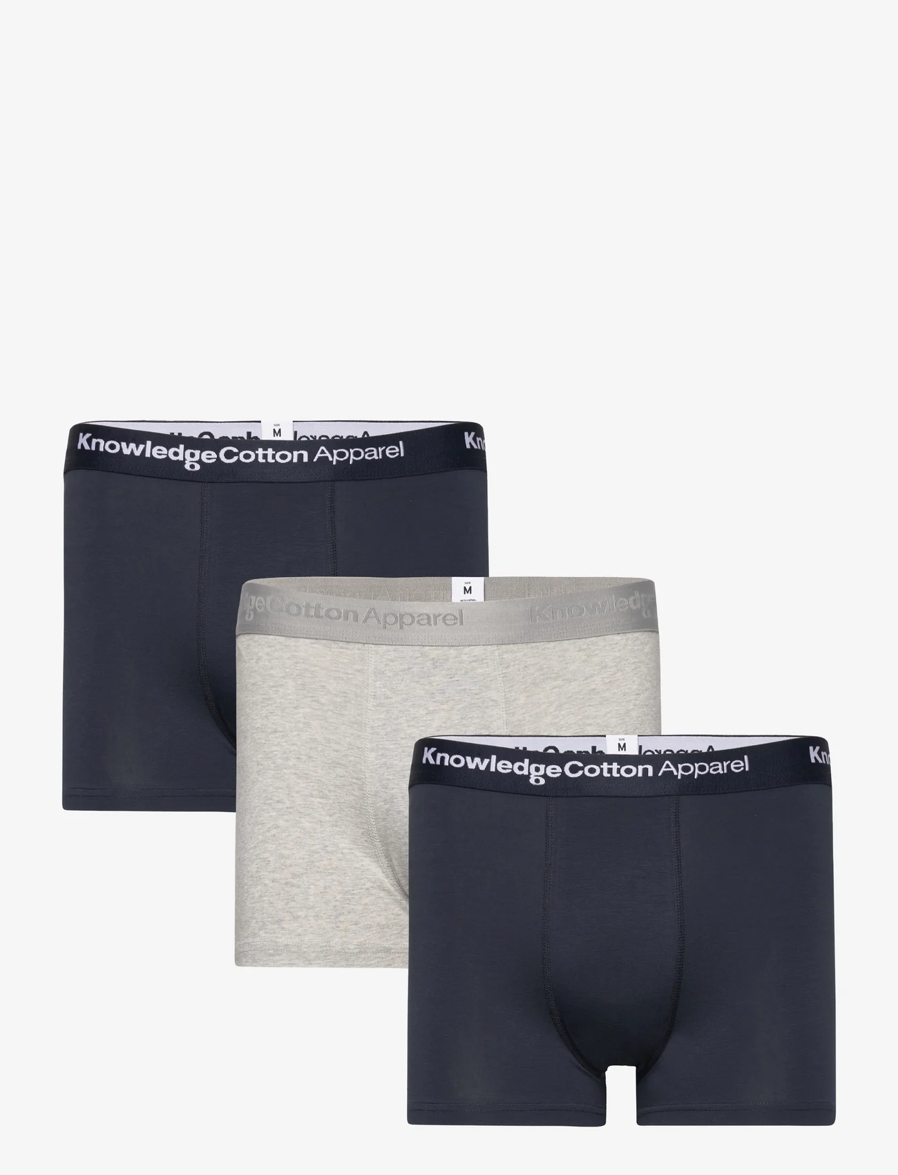 Knowledge Cotton Apparel - 3-pack underwear - GOTS/Vegan - laagste prijzen - dark olive - 0