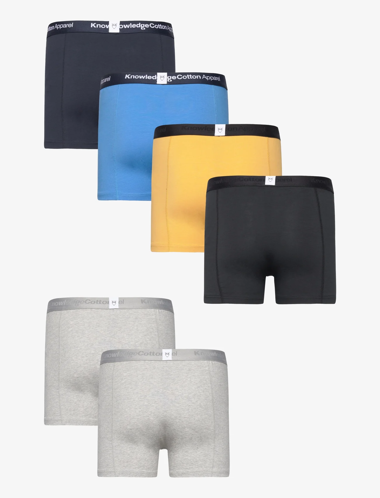 Knowledge Cotton Apparel - 6-pack underwear - GOTS/Vegan - bokserki - tinsel - 1