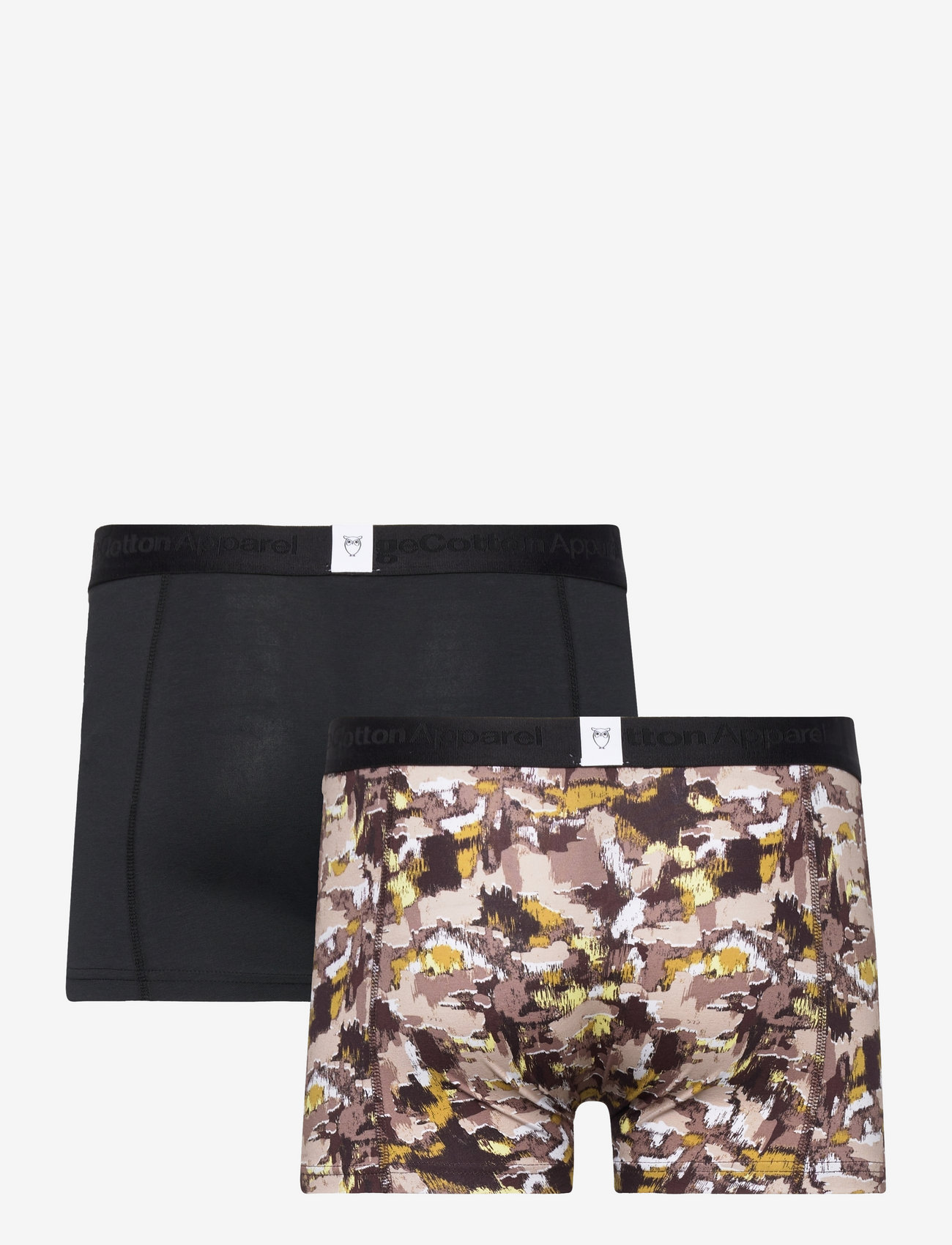 Knowledge Cotton Apparel - 2 pack AOP printed underwear - GOTS - brown aop - 1