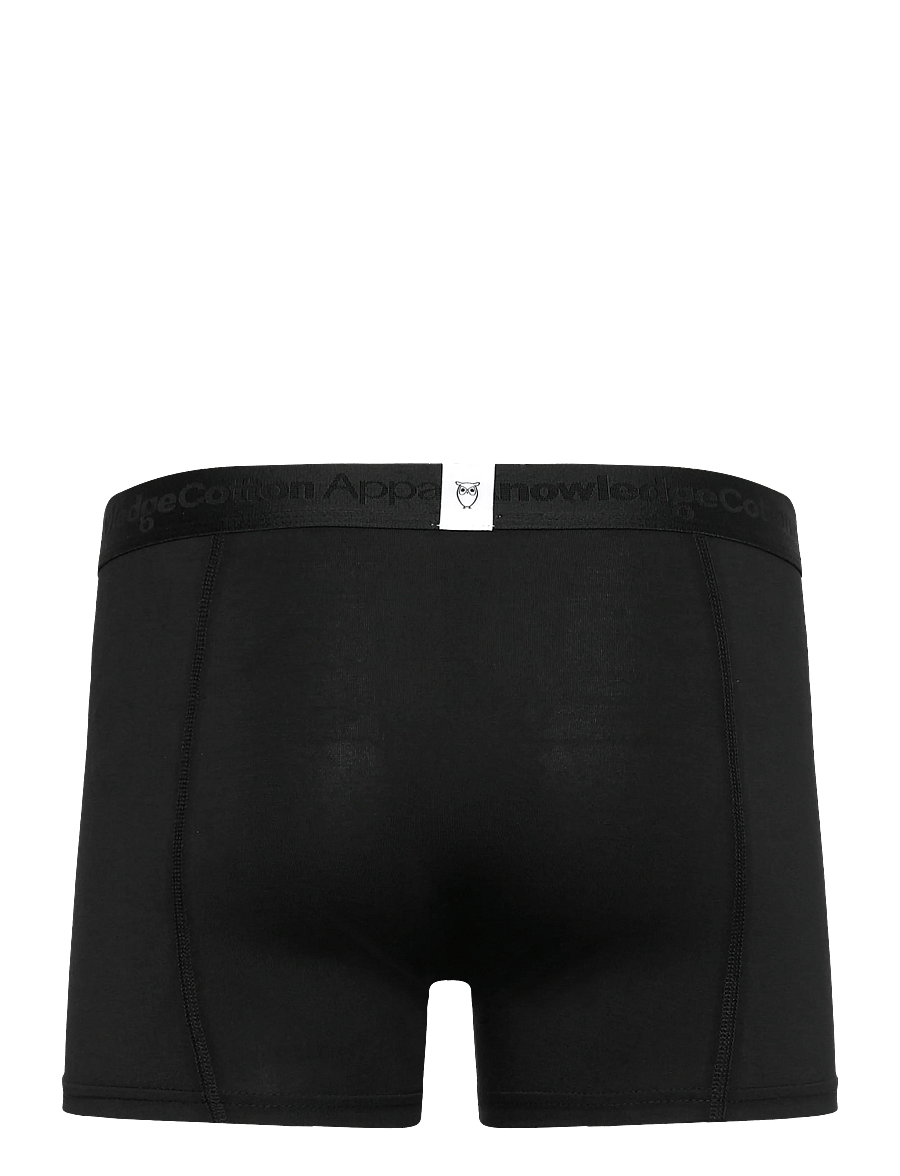 Knowledge Cotton Apparel - 3 pack boxer briefs - multipack underbukser - black jet - 3