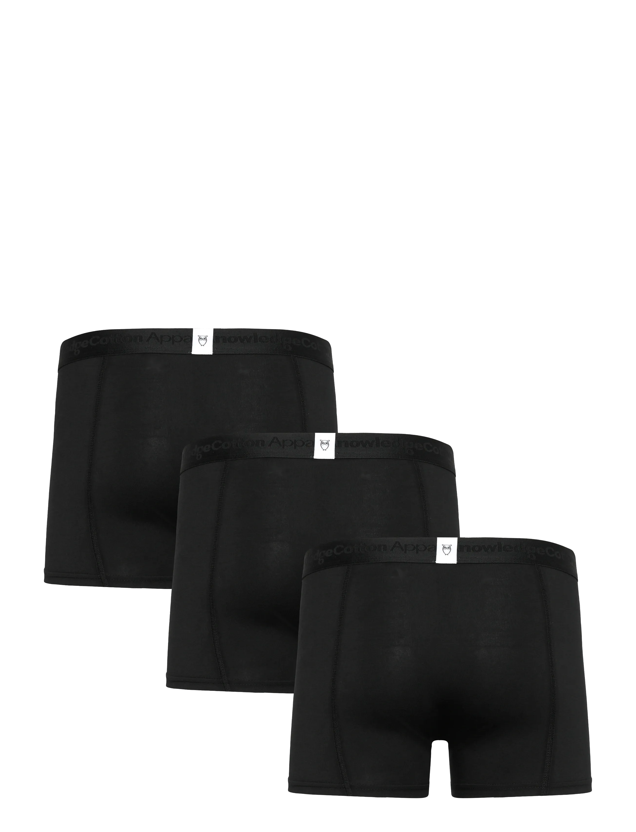 Knowledge Cotton Apparel - 3 pack boxer briefs - laveste priser - black jet - 1