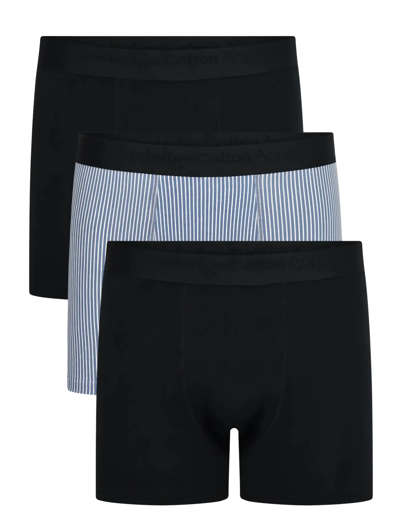 Knowledge Cotton Apparel 3 pack boxer briefs - Undertøy - ITEM COLOUR / black