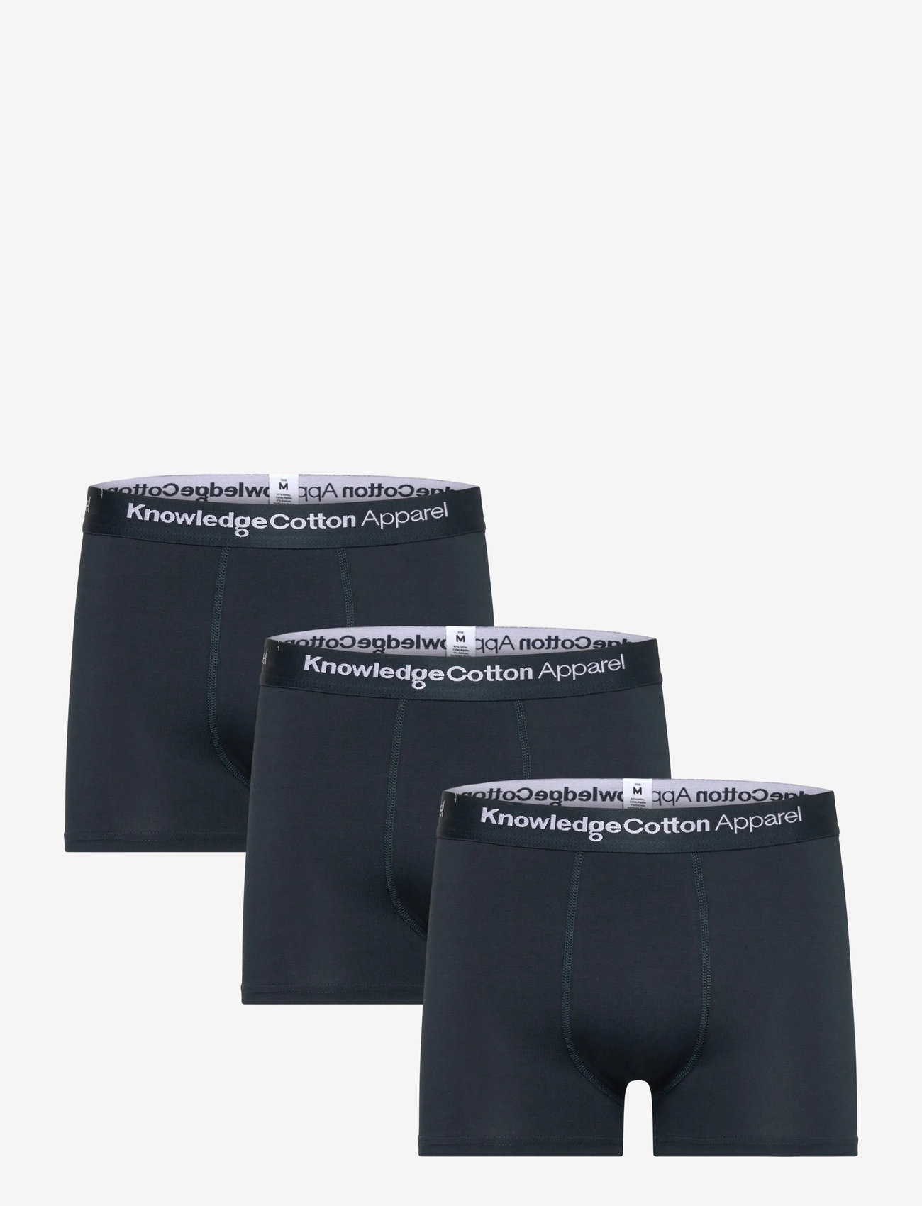 Knowledge Cotton Apparel - 3 pack boxer briefs - multipack underbukser - total eclipse - 0
