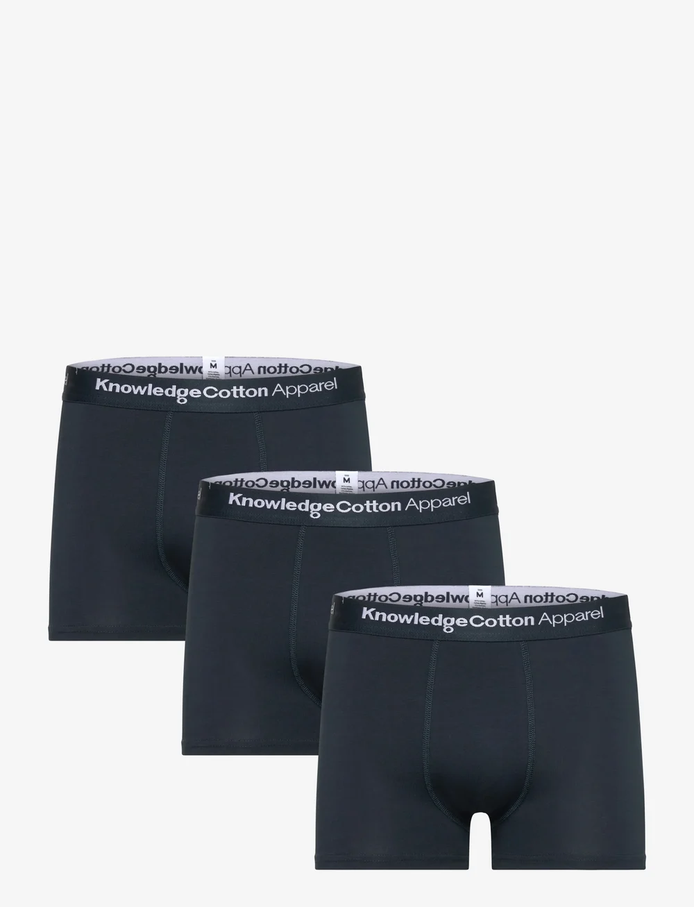 Knowledge Cotton Apparel - 3 pack boxer briefs - caleçons - total eclipse - 0