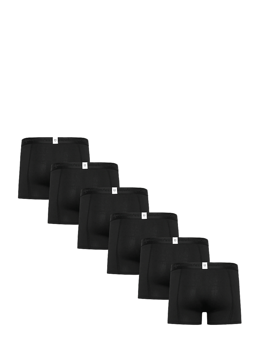 Knowledge Cotton Apparel - ANKER 6-pack underwear - GOTS/Vegan - multipakk aluspüksid - black jet - 1