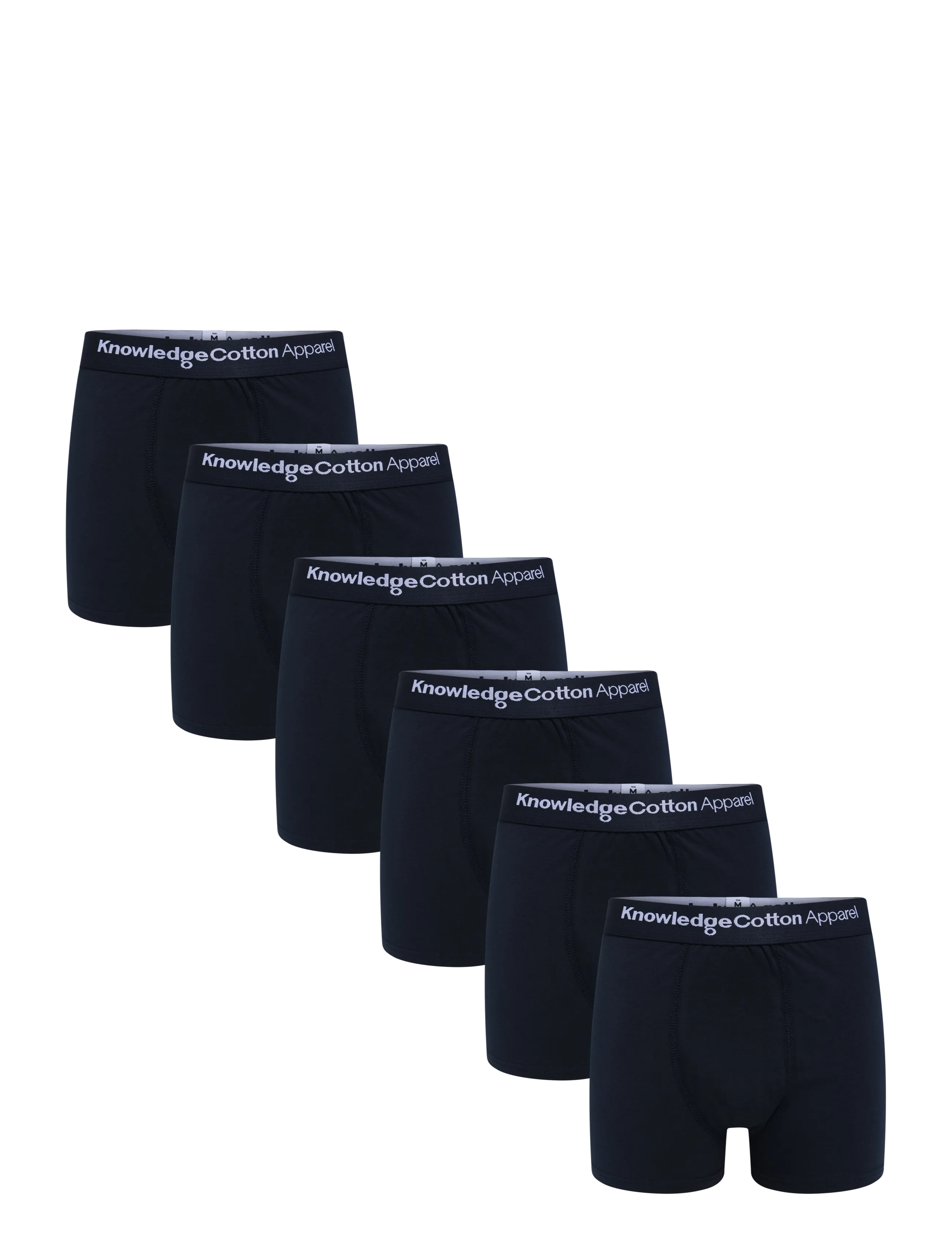 Knowledge Cotton Apparel ANKER 6-pack underwear - GOTS/Vegan - Knowledge Cotton Apparel - TOTAL ECLIPSE / navy