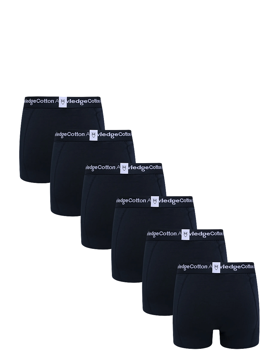 Knowledge Cotton Apparel - ANKER 6-pack underwear - GOTS/Vegan - multipakk aluspüksid - total eclipse - 1