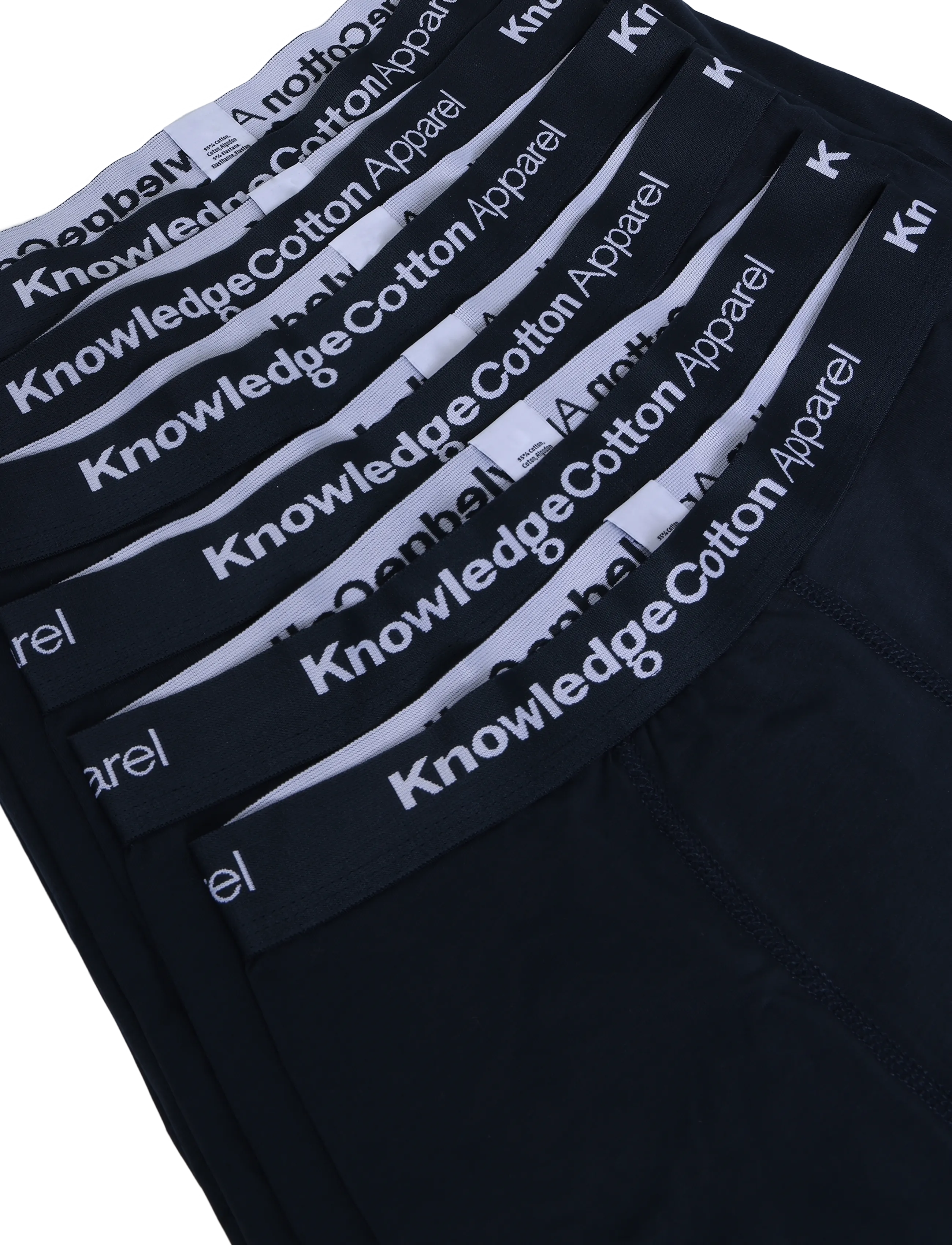 Knowledge Cotton Apparel - ANKER 6-pack underwear - GOTS/Vegan - multipakk aluspüksid - total eclipse - 2