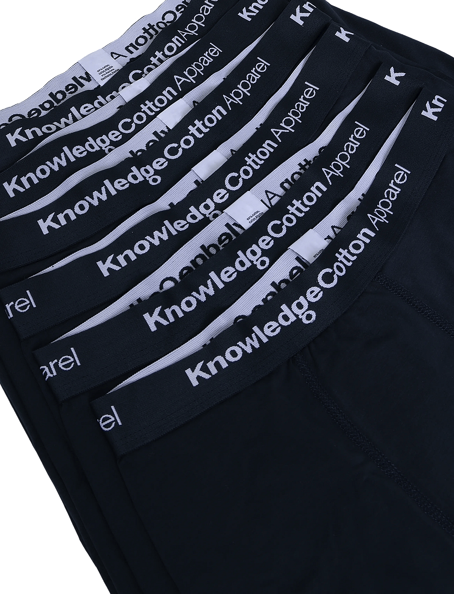 Knowledge Cotton Apparel - ANKER 6-pack underwear - GOTS/Vegan - multipakk aluspüksid - total eclipse - 2