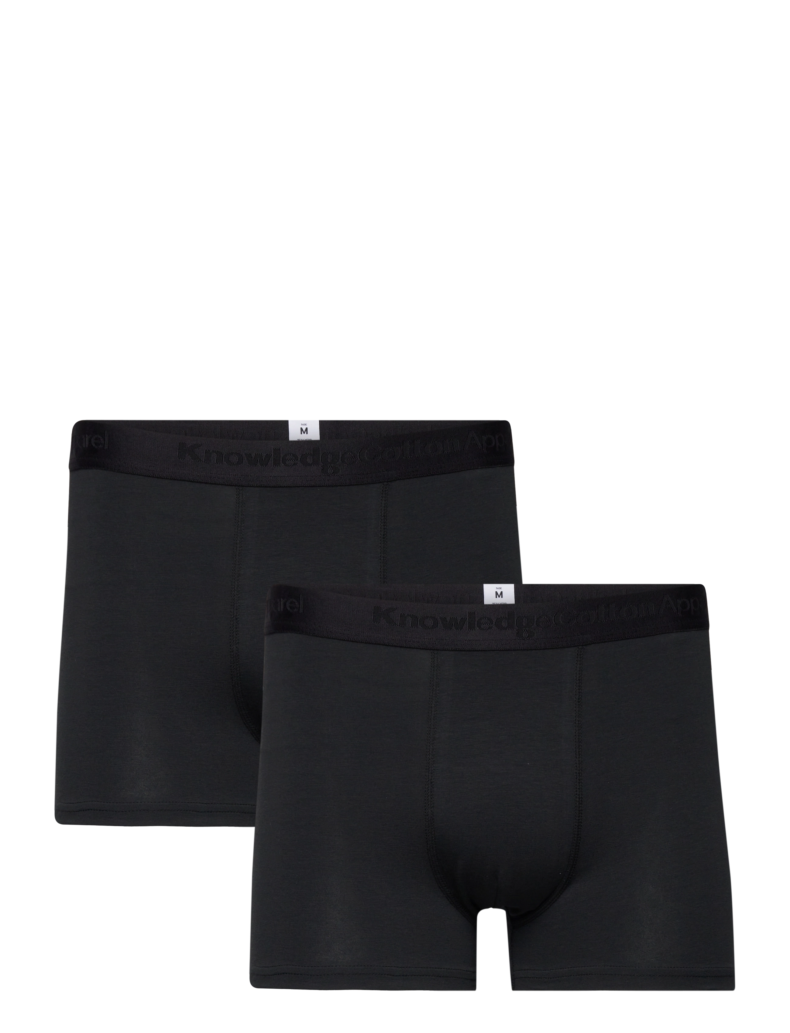 Knowledge Cotton Apparel 2 pack boxer briefs - Knowledge Cotton Apparel - BLACK JET / black