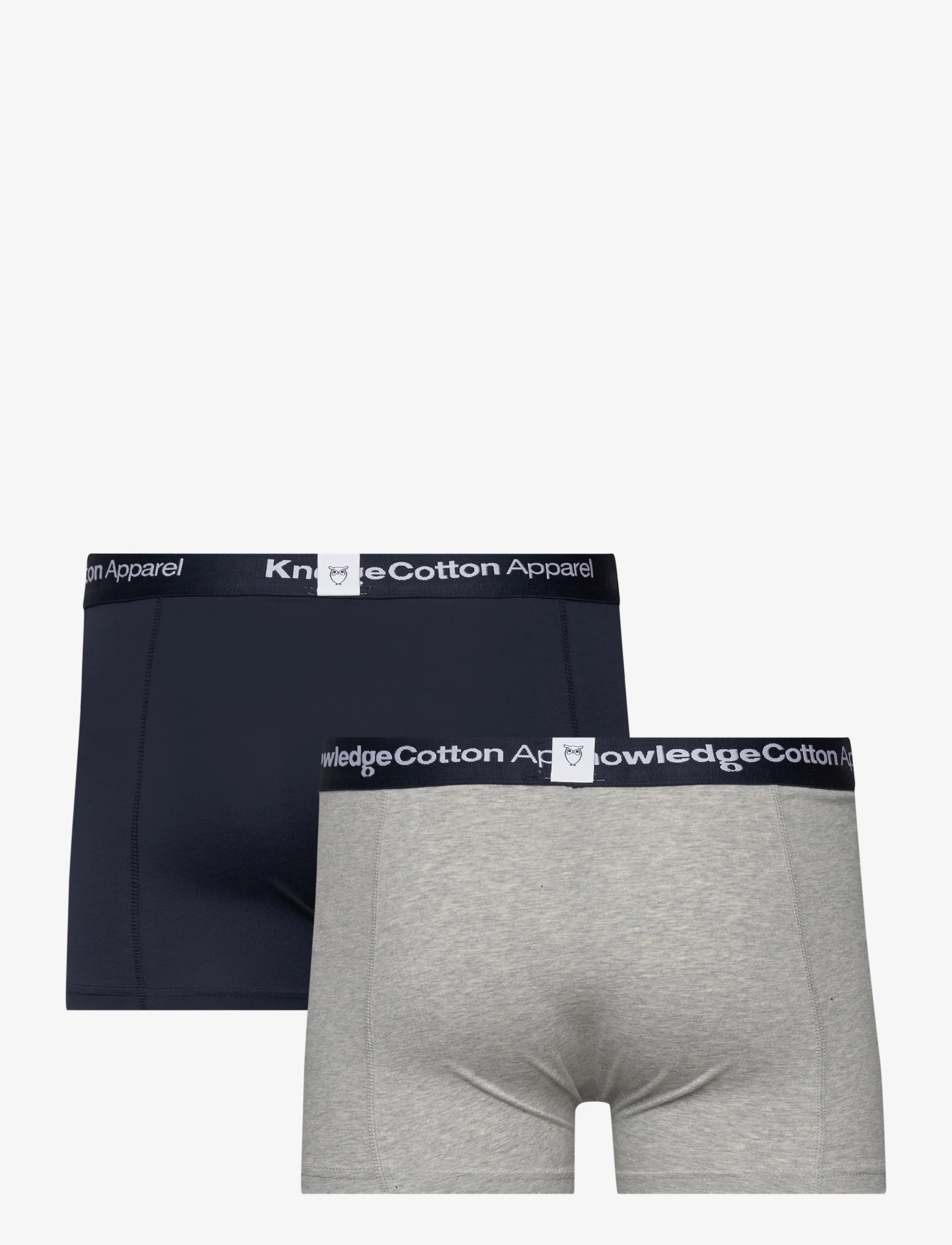 Knowledge Cotton Apparel - 2 pack boxer briefs - madalaimad hinnad - grey melange - 1
