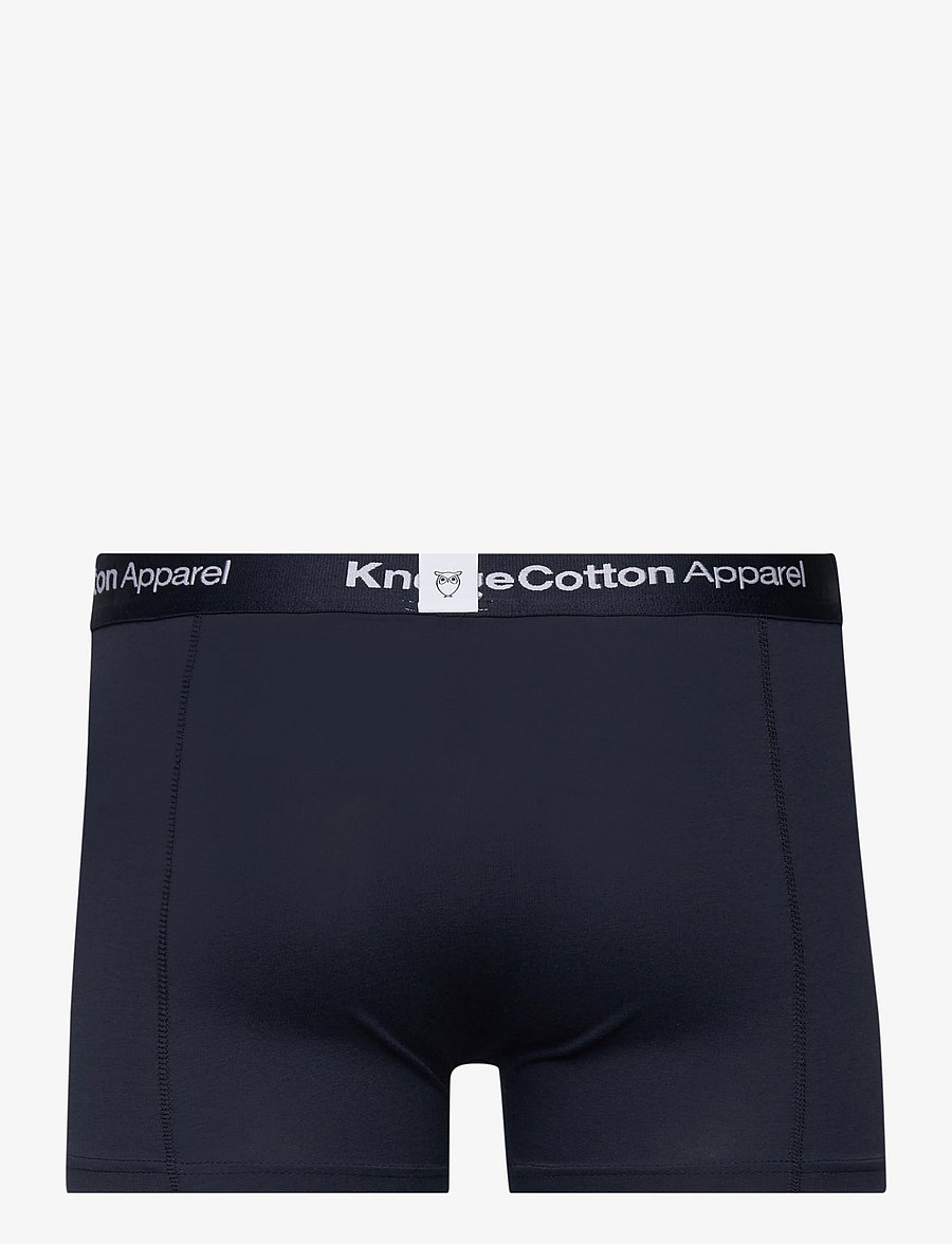 Knowledge Cotton Apparel - 2 pack boxer briefs - multipack underbukser - grey melange - 3