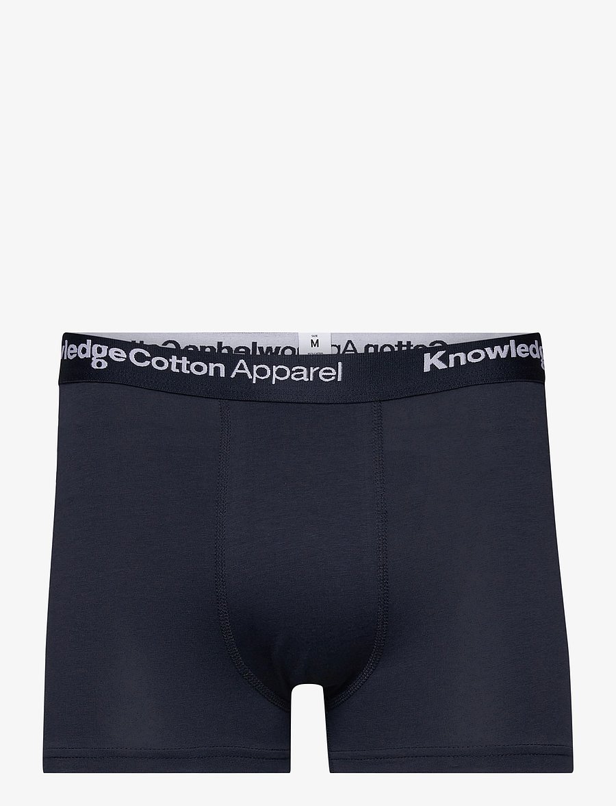 Knowledge Cotton Apparel - 3 pack boxer briefs - multipack underbukser - grey melange - 4