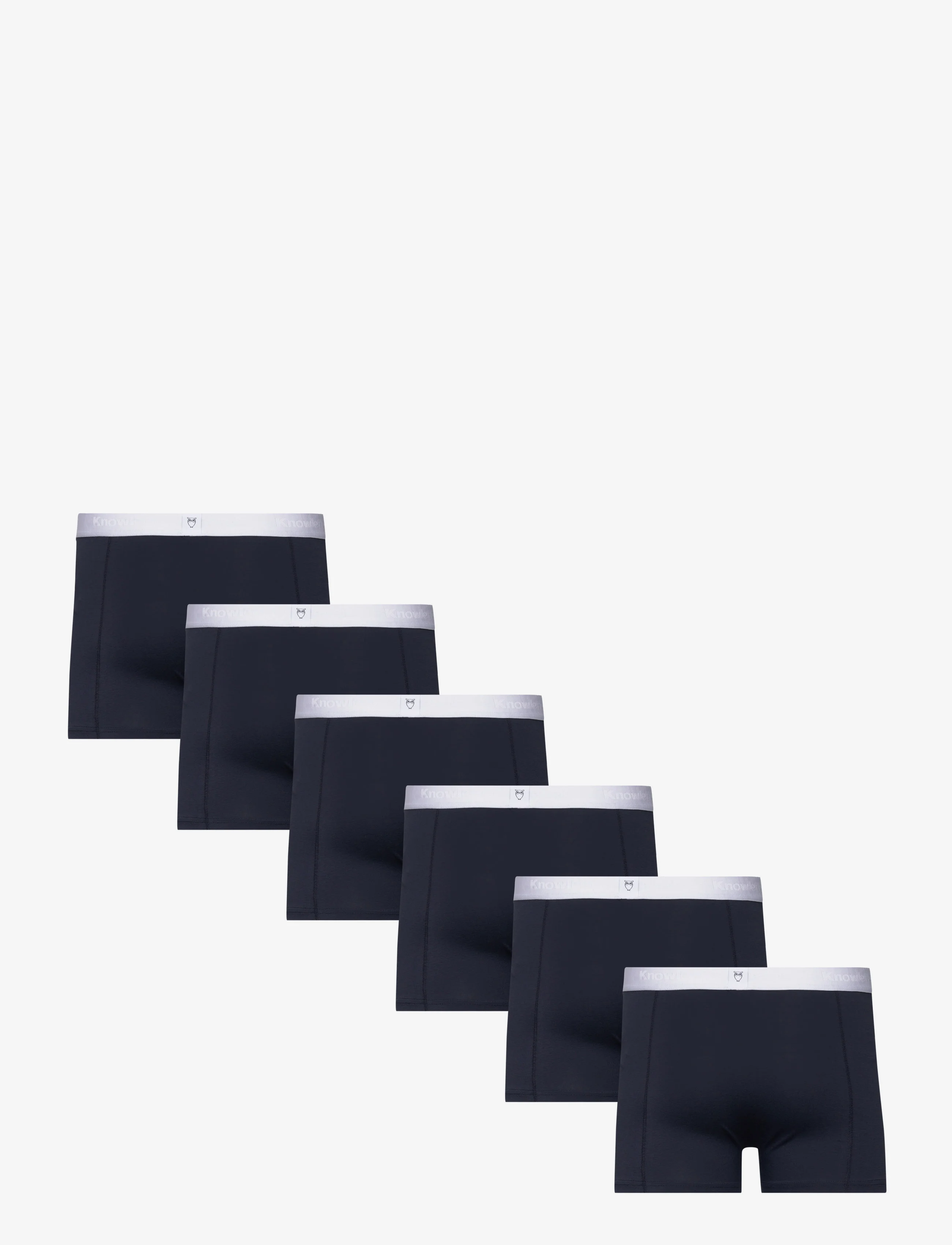 Knowledge Cotton Apparel - 6 pack boxer briefs - trunks - total eclipse - 1