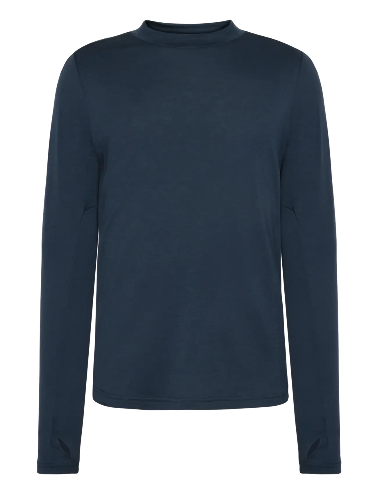 Knowledge Cotton Apparel Dynamic wool long sleeve t-shirt - Strickmode - TOTAL ECLIPSE / navy