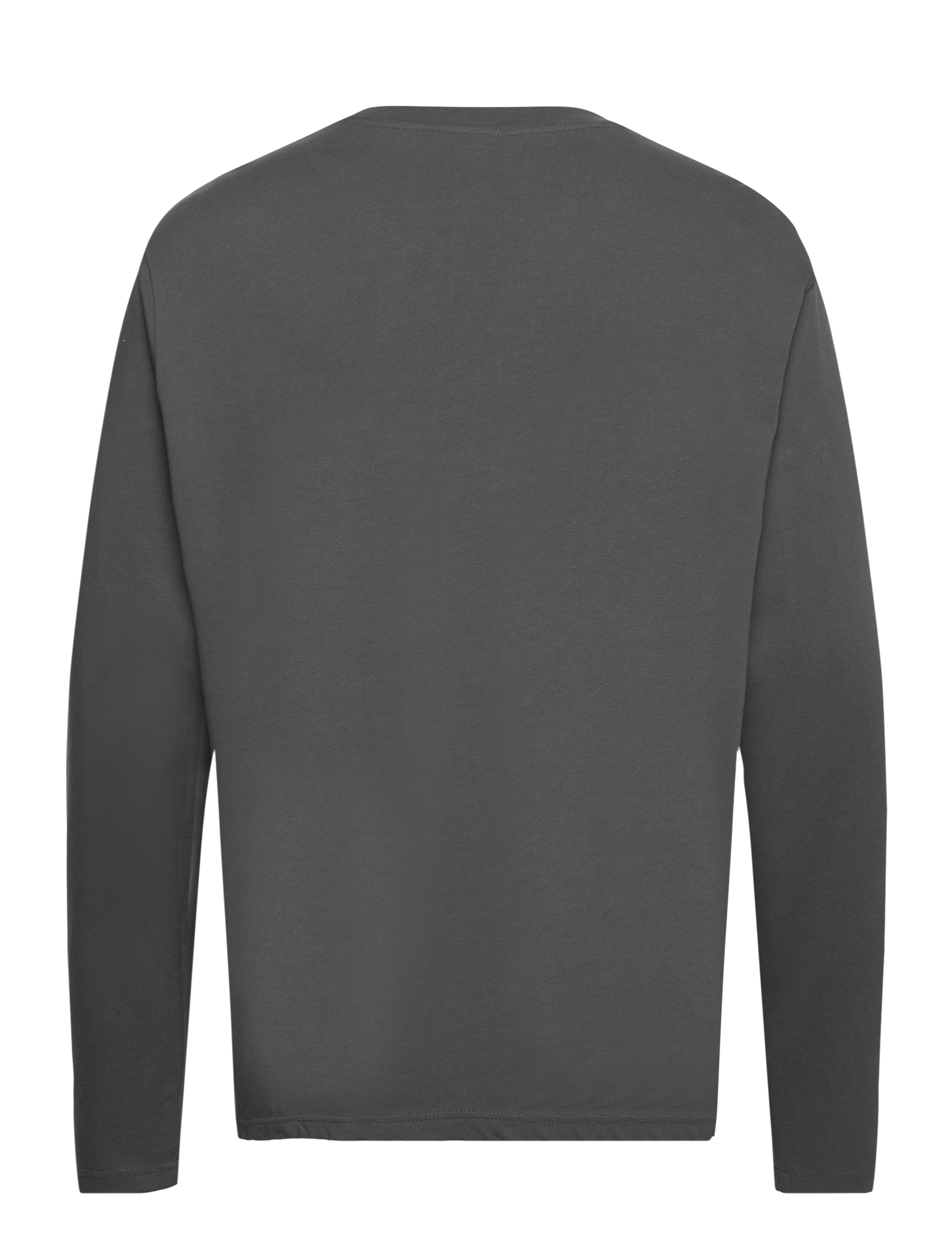 Knowledge Cotton Apparel - VIGGO badge long sleeve - Regenerat - langærmede t-shirts - phantom - 1