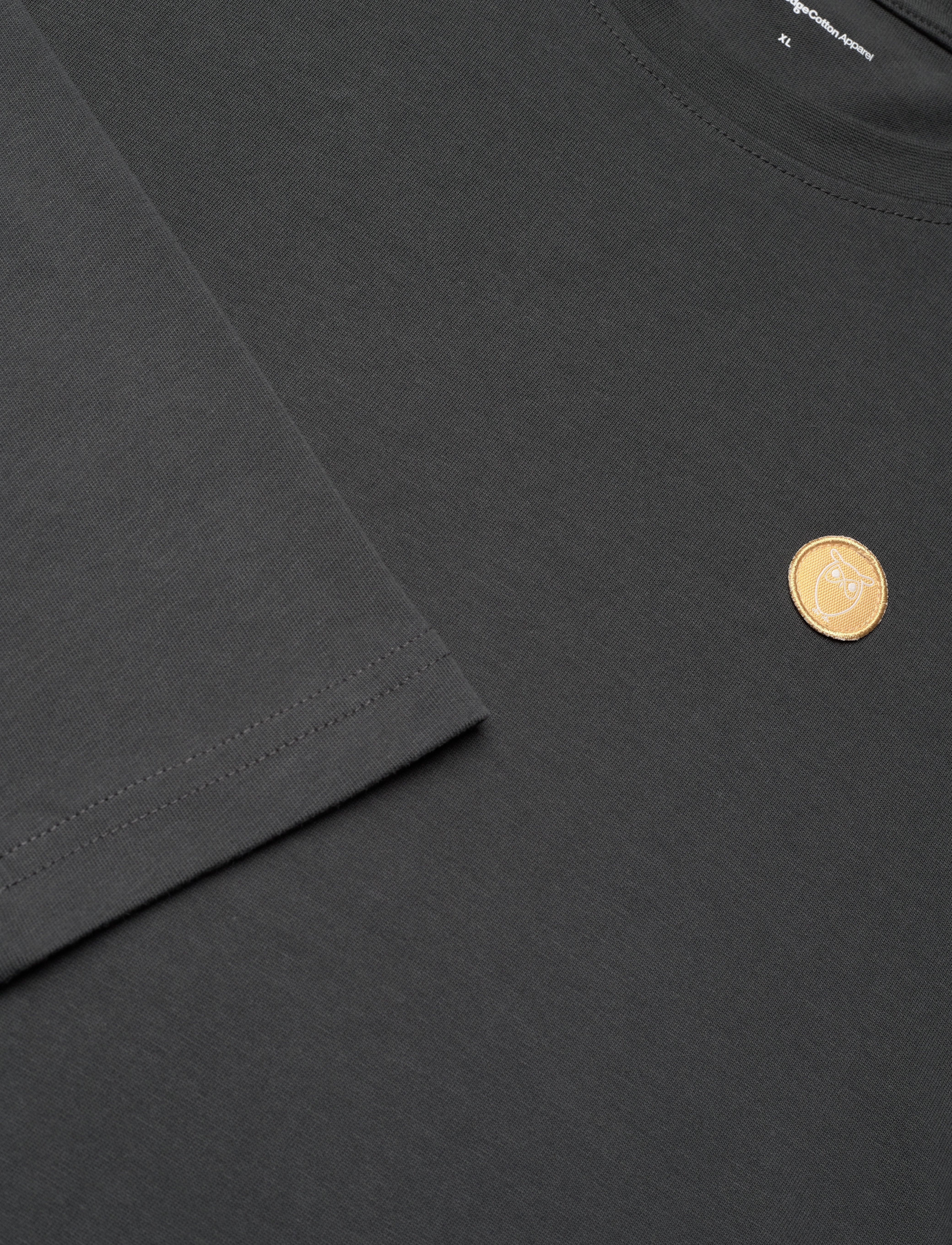 Knowledge Cotton Apparel - VIGGO badge long sleeve - Regenerat - langærmede t-shirts - phantom - 2