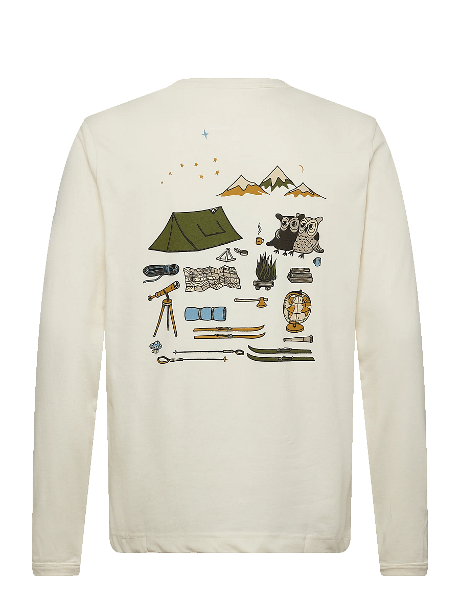 Knowledge Cotton Apparel - Organic Cotton Long sleeved T-shirt - langärmelig - egret - 1