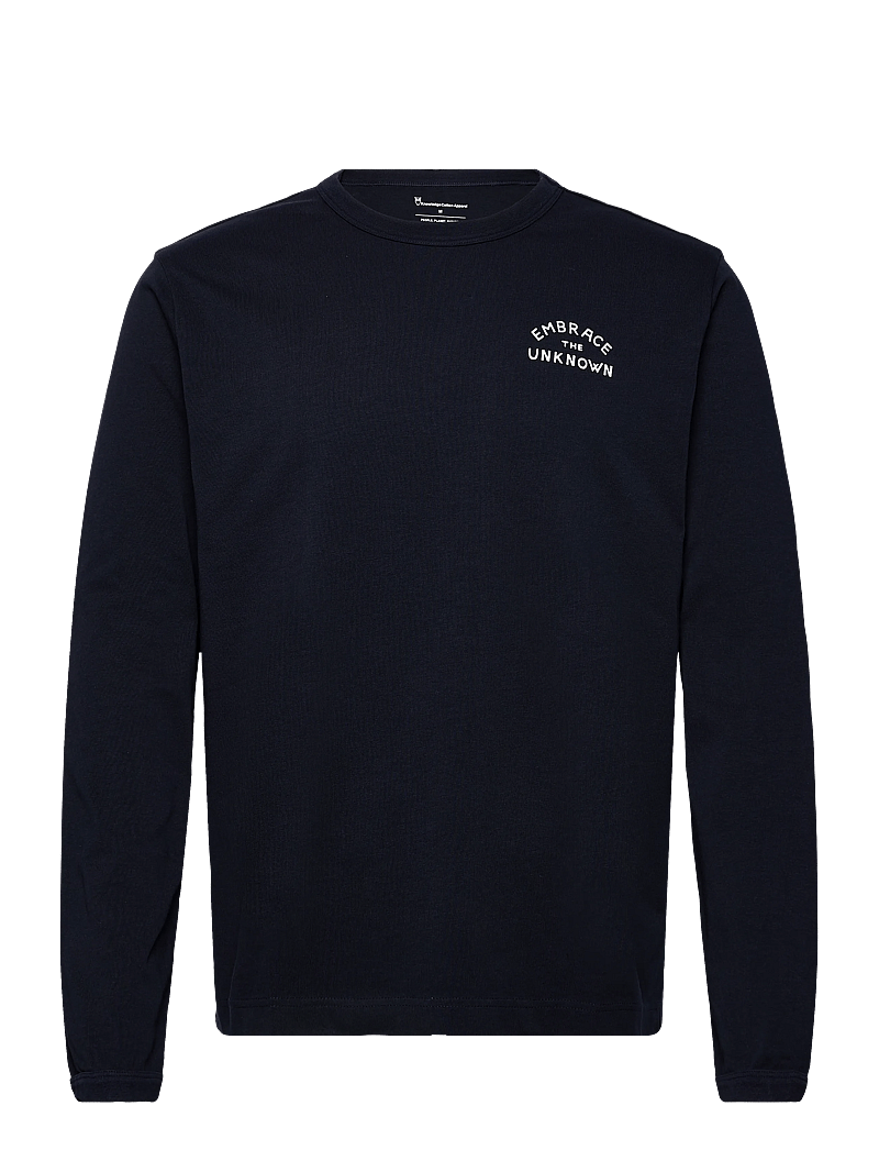 Knowledge Cotton Apparel - Organic Cotton Long sleeved T-shirt - pikkade varrukatega t-särgid - night sky - 0