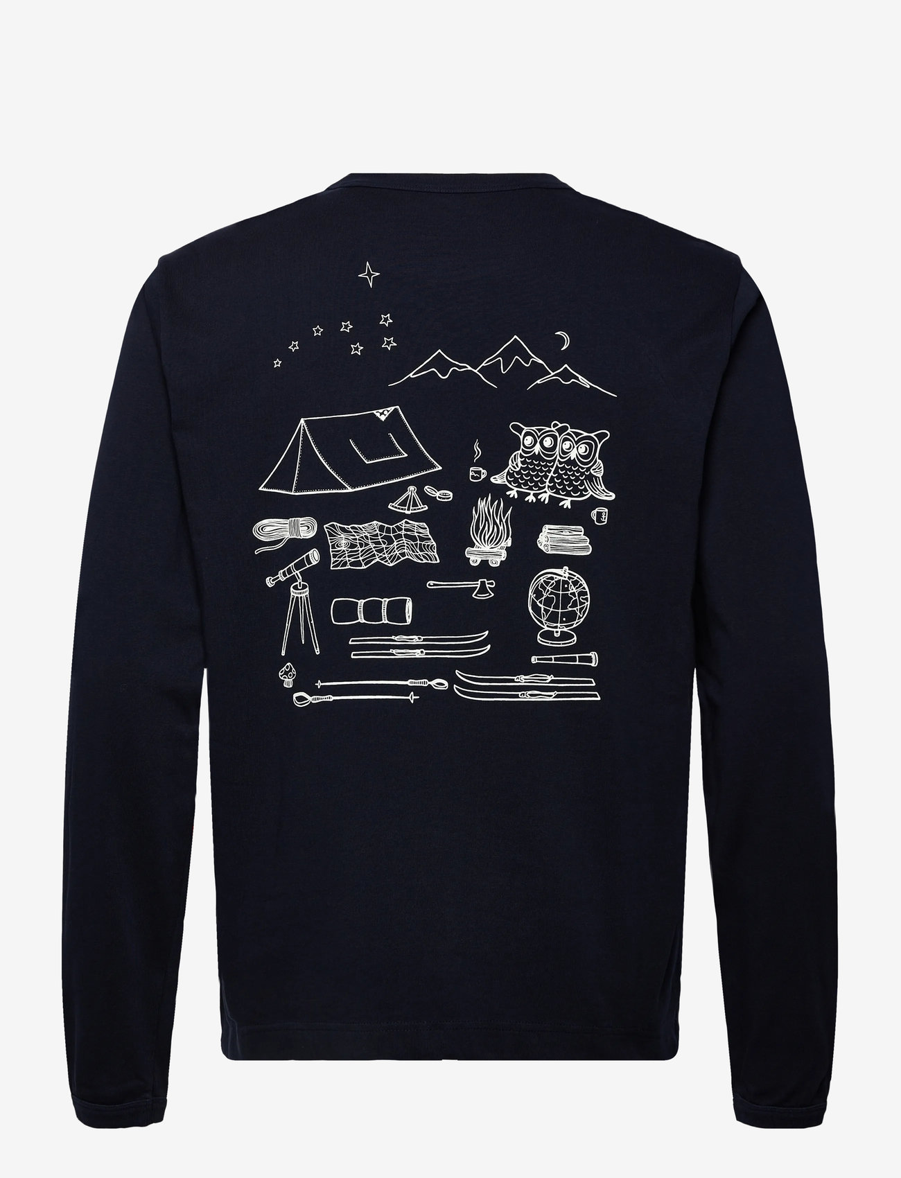 Knowledge Cotton Apparel - Organic Cotton Long sleeved T-shirt - herbstliche kleidung - night sky - 1